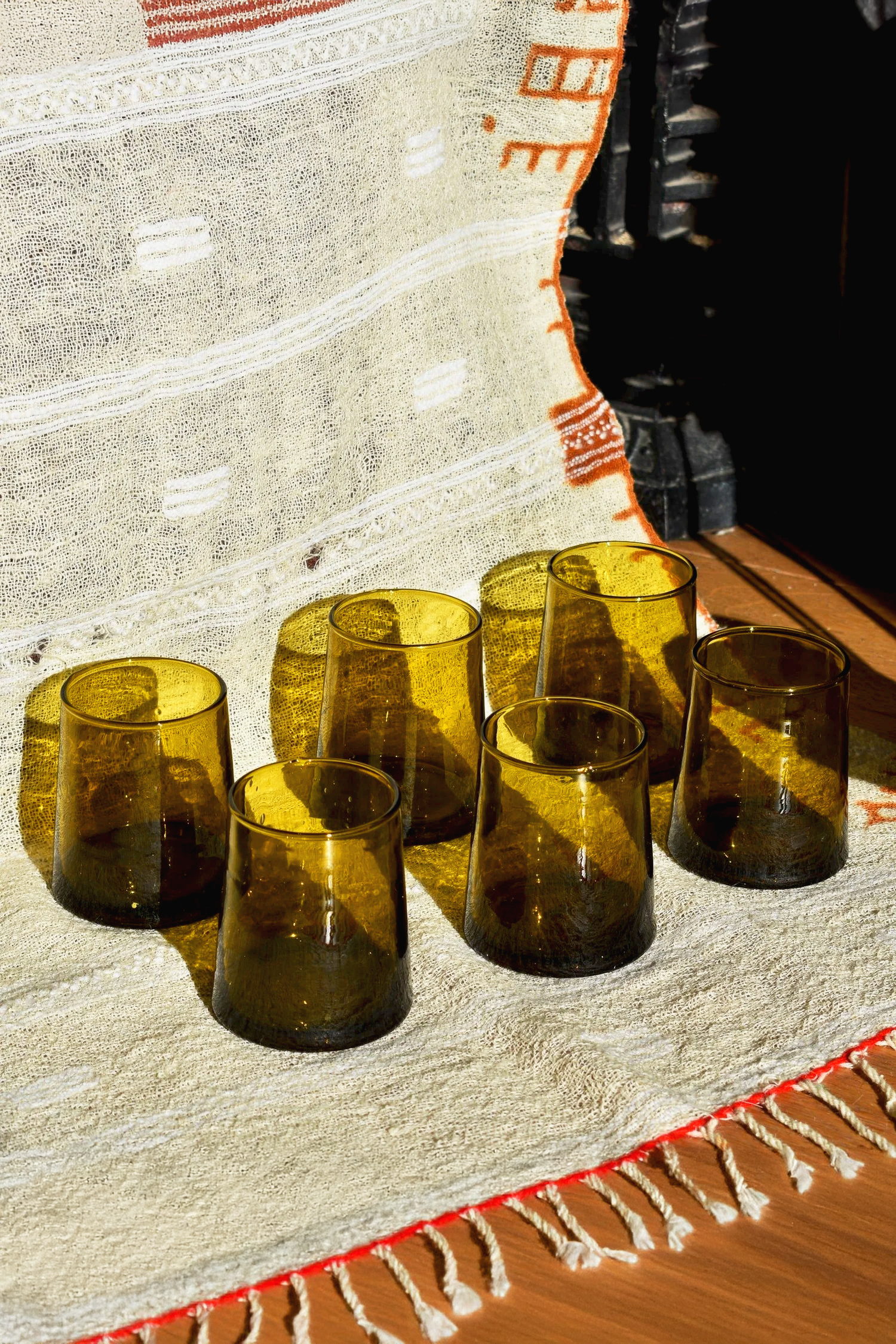 Set Talia – 6 verres Ambre Flow