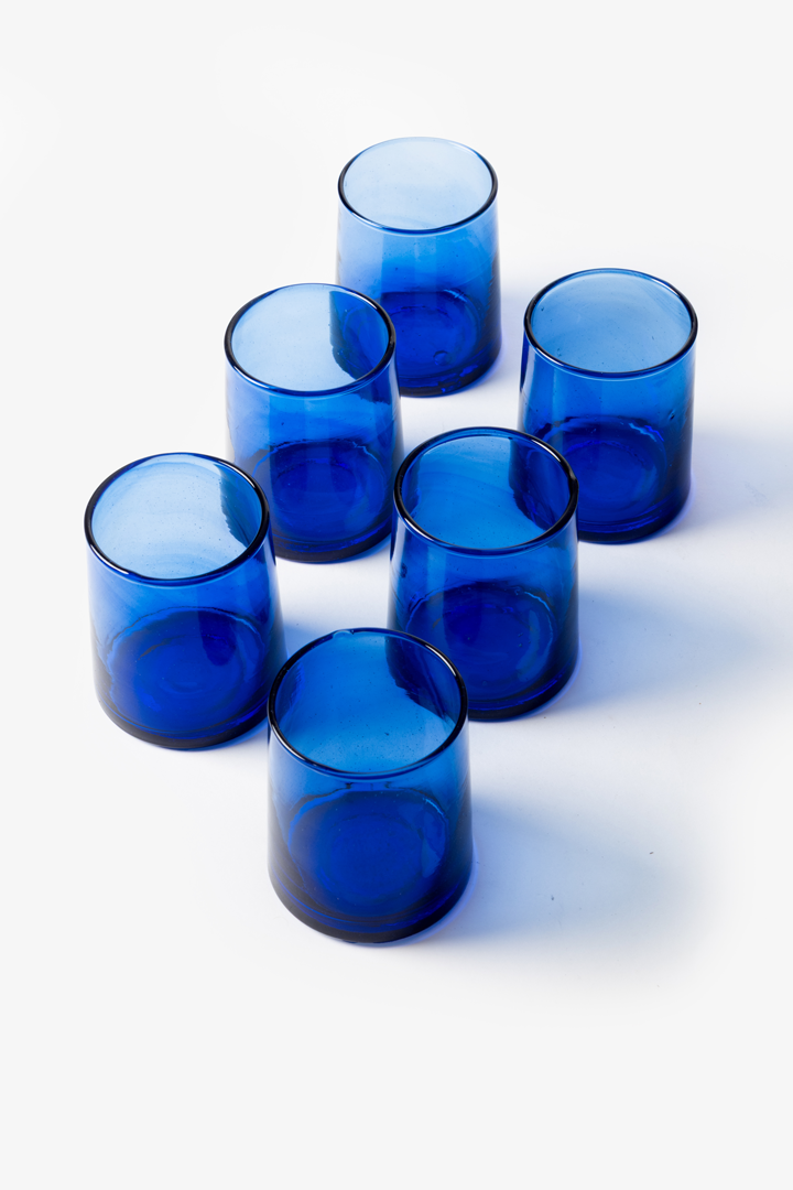 Set Talia – 6 verres bleu roi