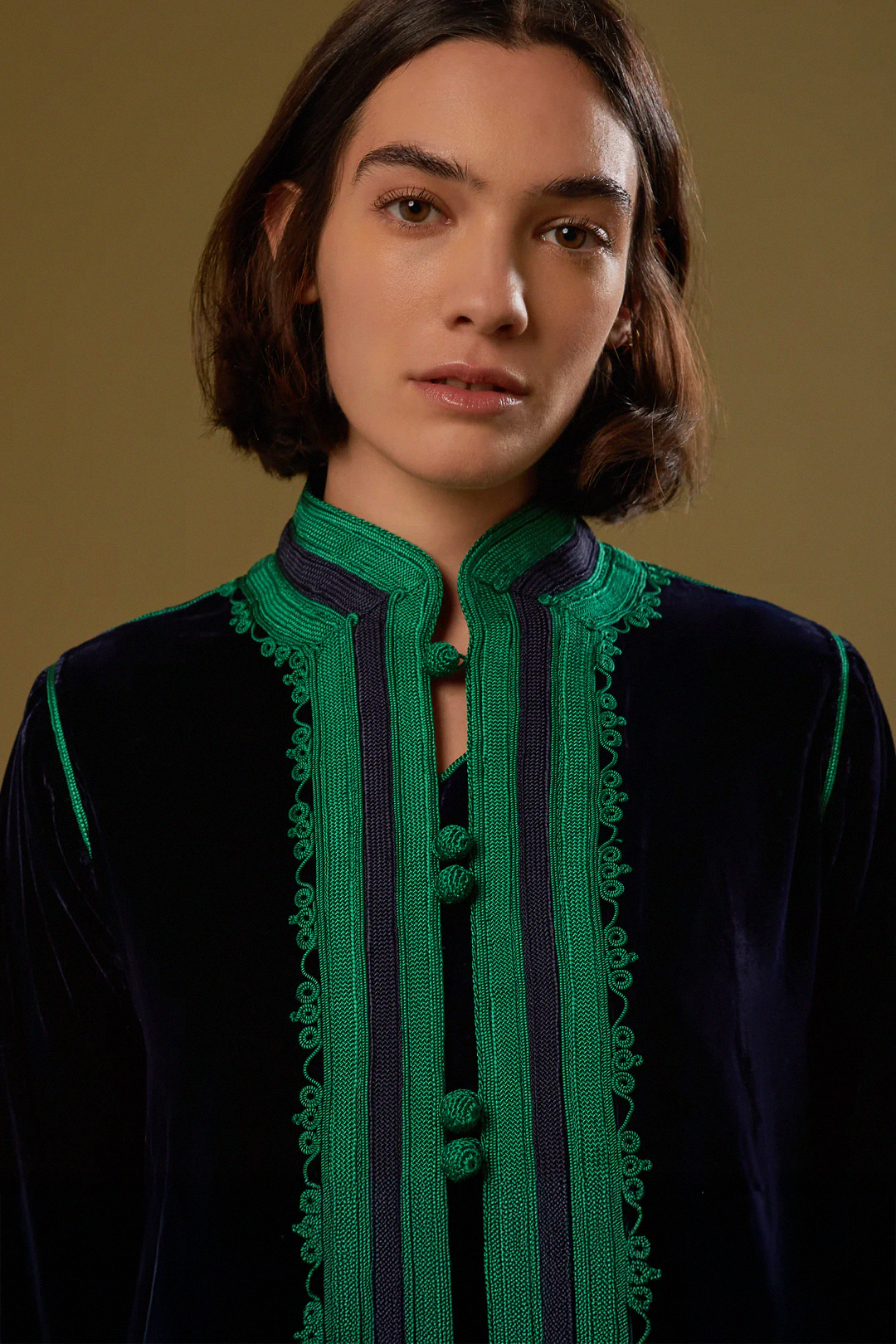 Toraya – Veste en velours marocain