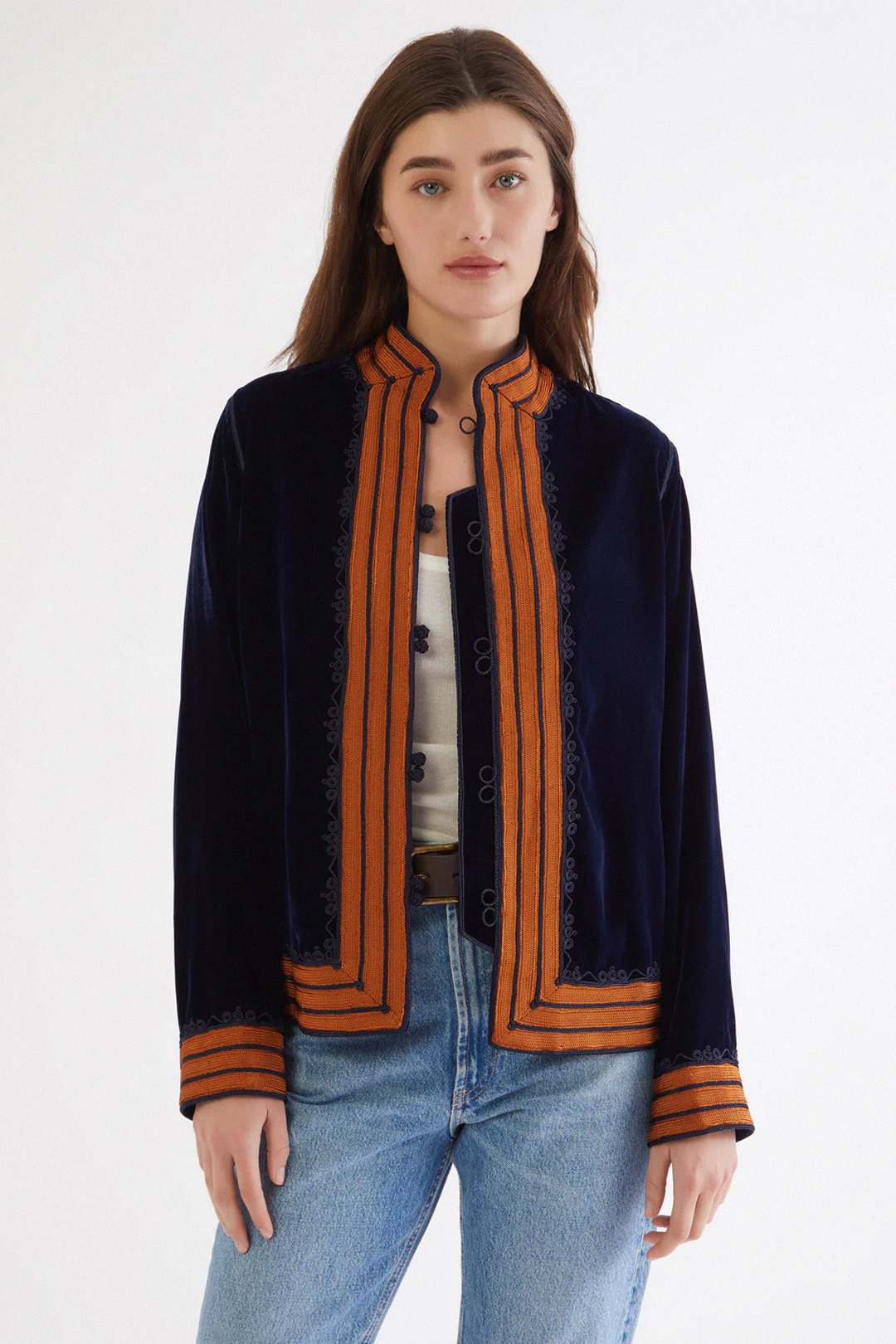 Toraya – Veste en velours marocain