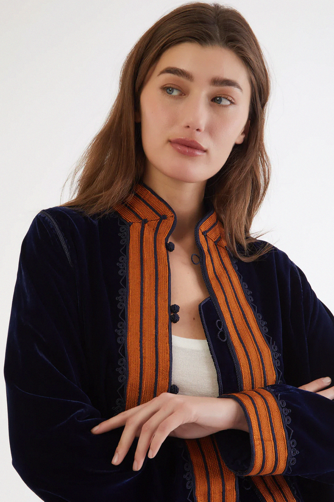 Toraya – Veste en velours marocain