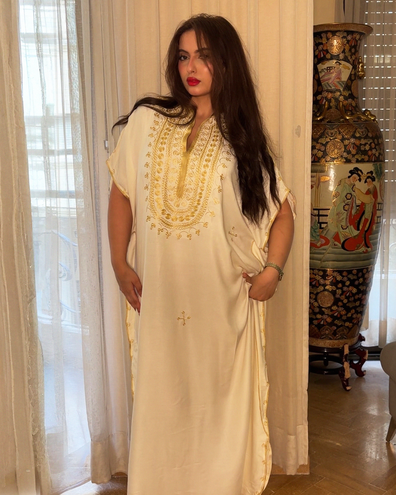 Hassna – Gandoura marocaine en coton