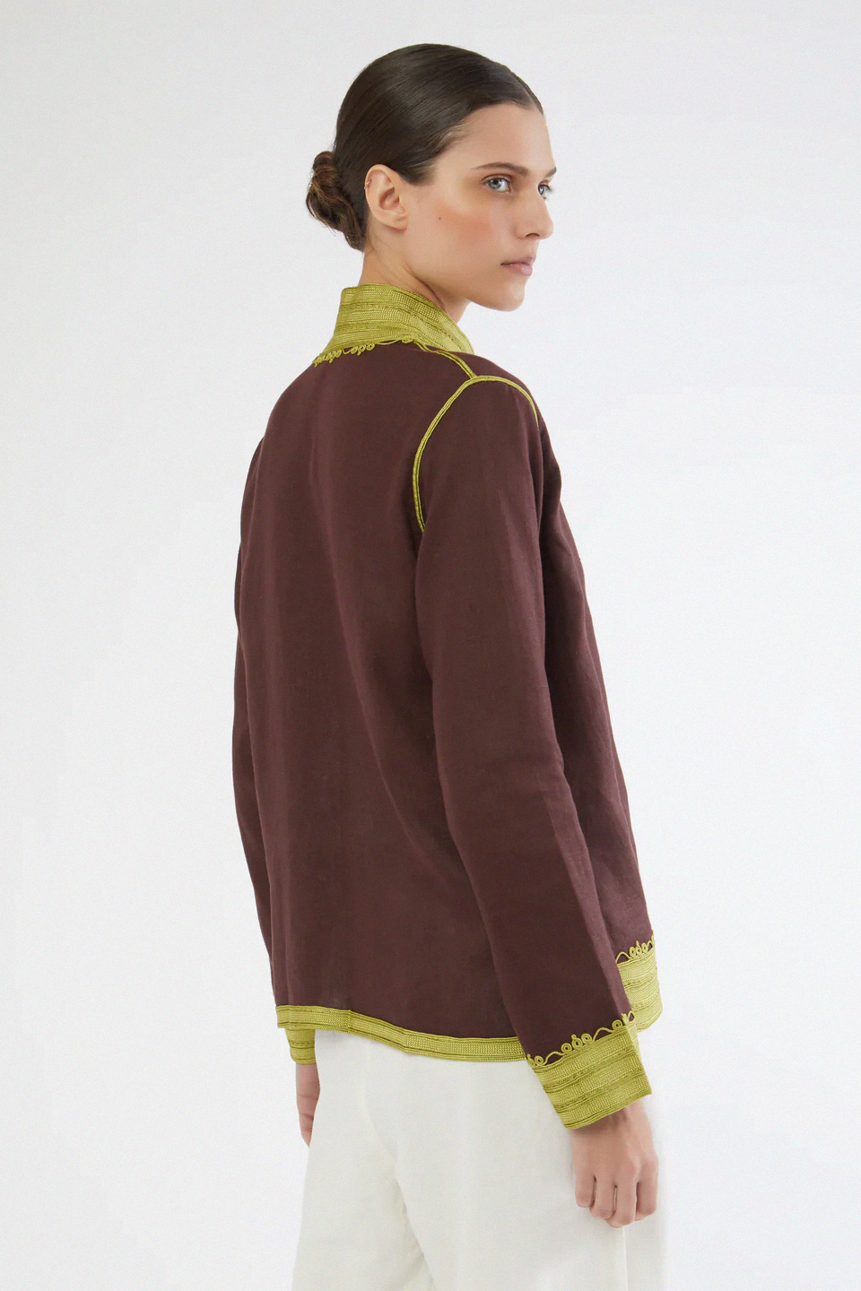 Lina – Moroccan Linen Jacket