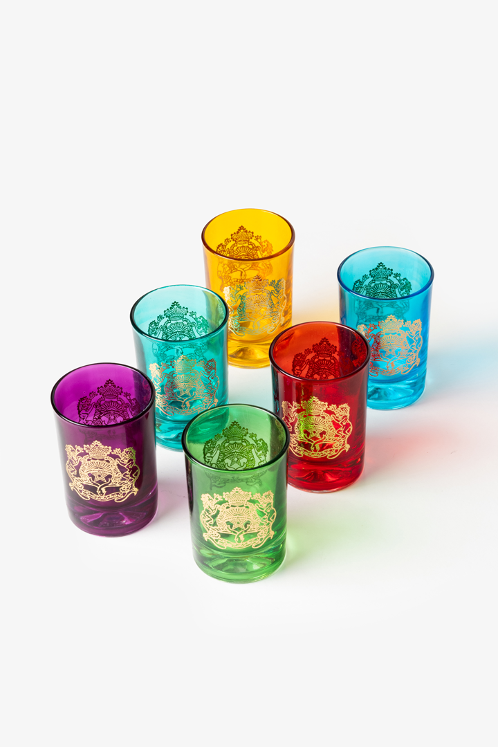 Set Royal – 6 Verres Multicolores