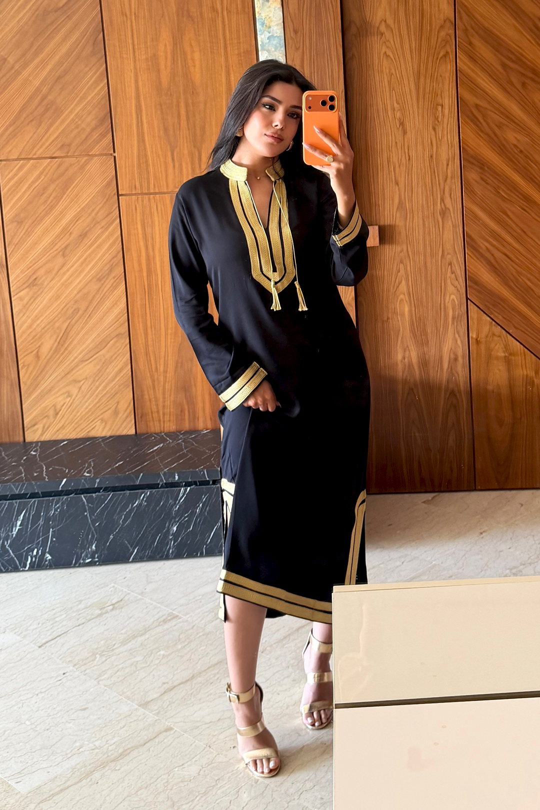 Dalia – Caftan en Coton marocaine