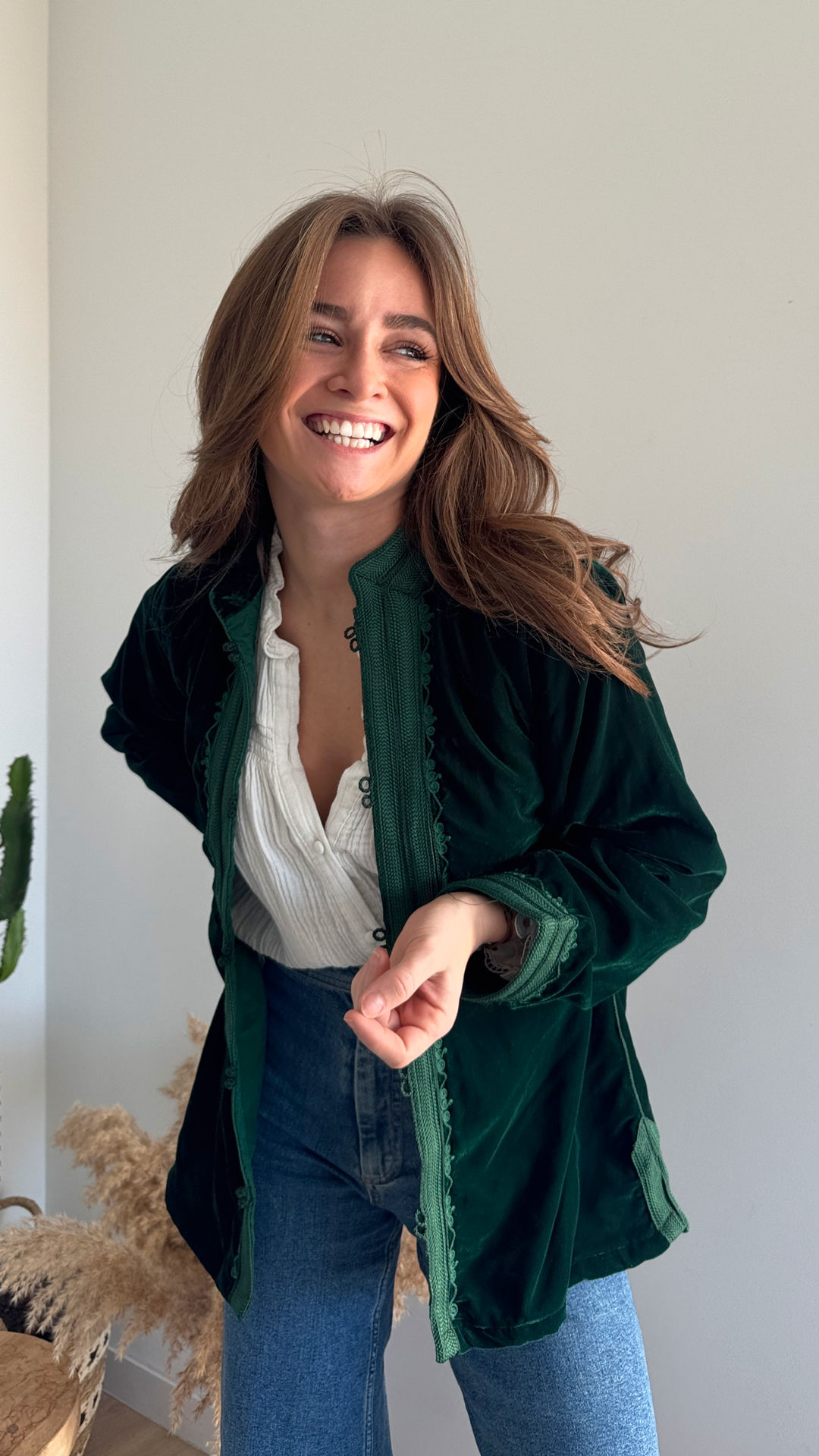 Nina – Moroccan Velvet Jacket