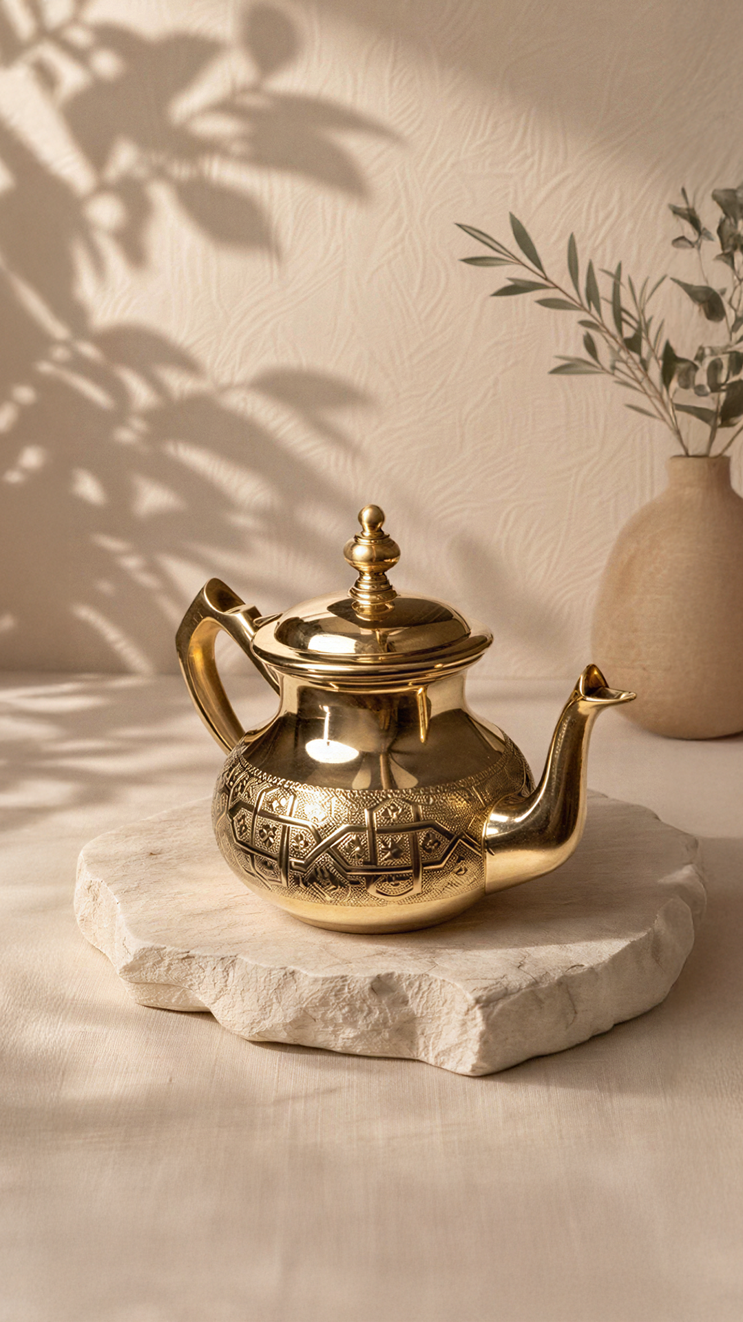 Kaïs – Théière Marocaine à Gravures Traditionnelles