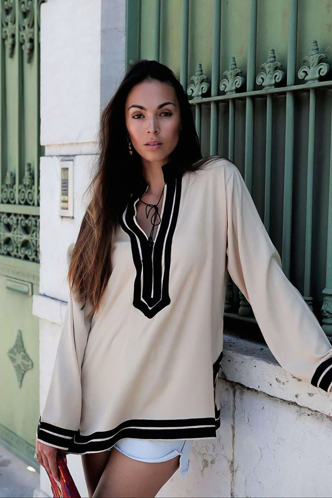 Dalia – Tunique en coton marocaine