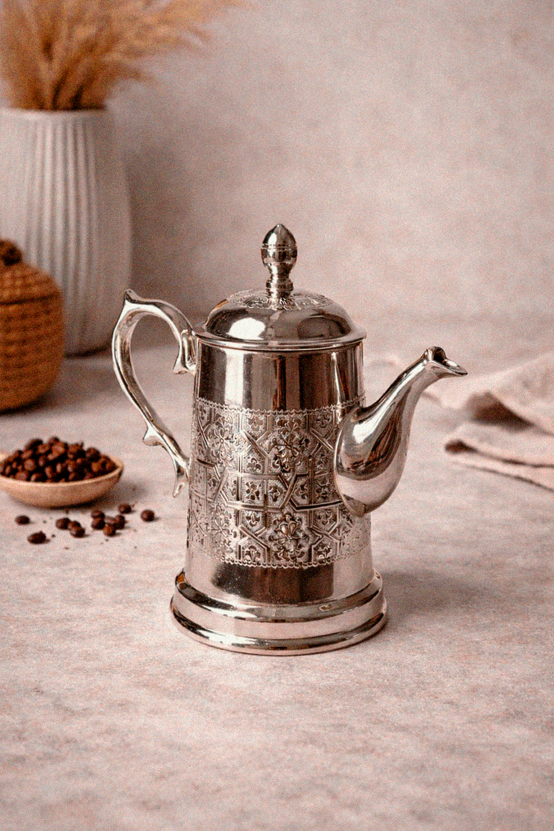 Rafi – Cafetière Marocaine avec Gravures Traditionnelles