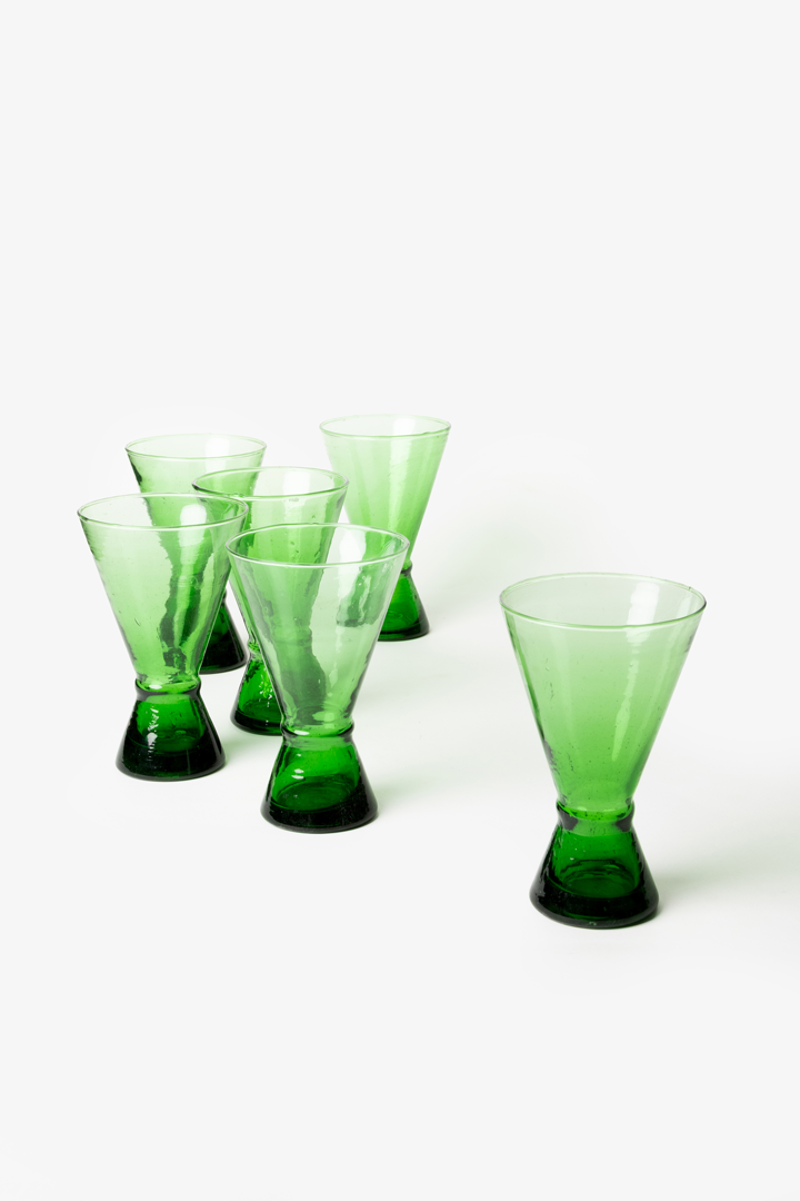 Set Yasmine – 6 verres Green Oasis