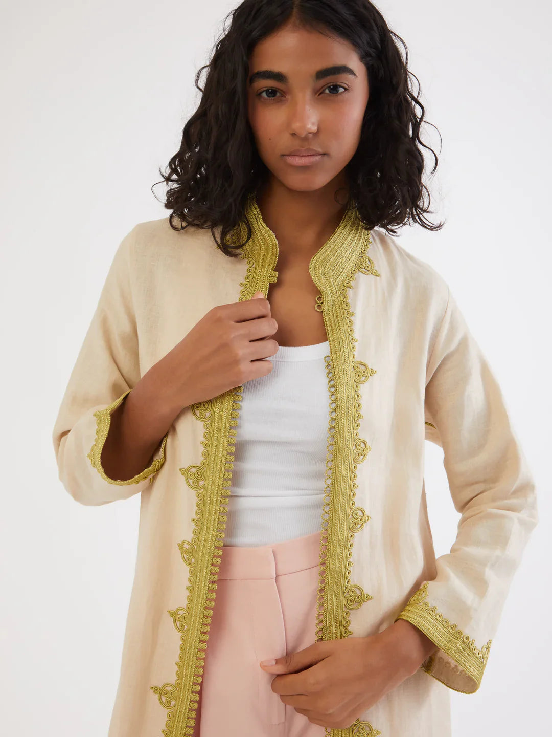 Lolla – Moroccan Linen Coat