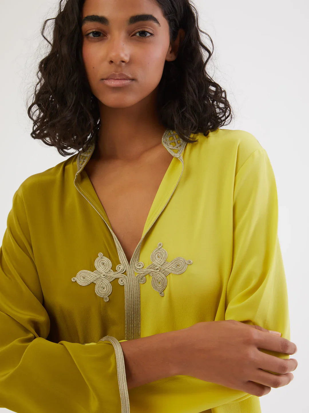 Nayla – Moroccan Silk Kaftan