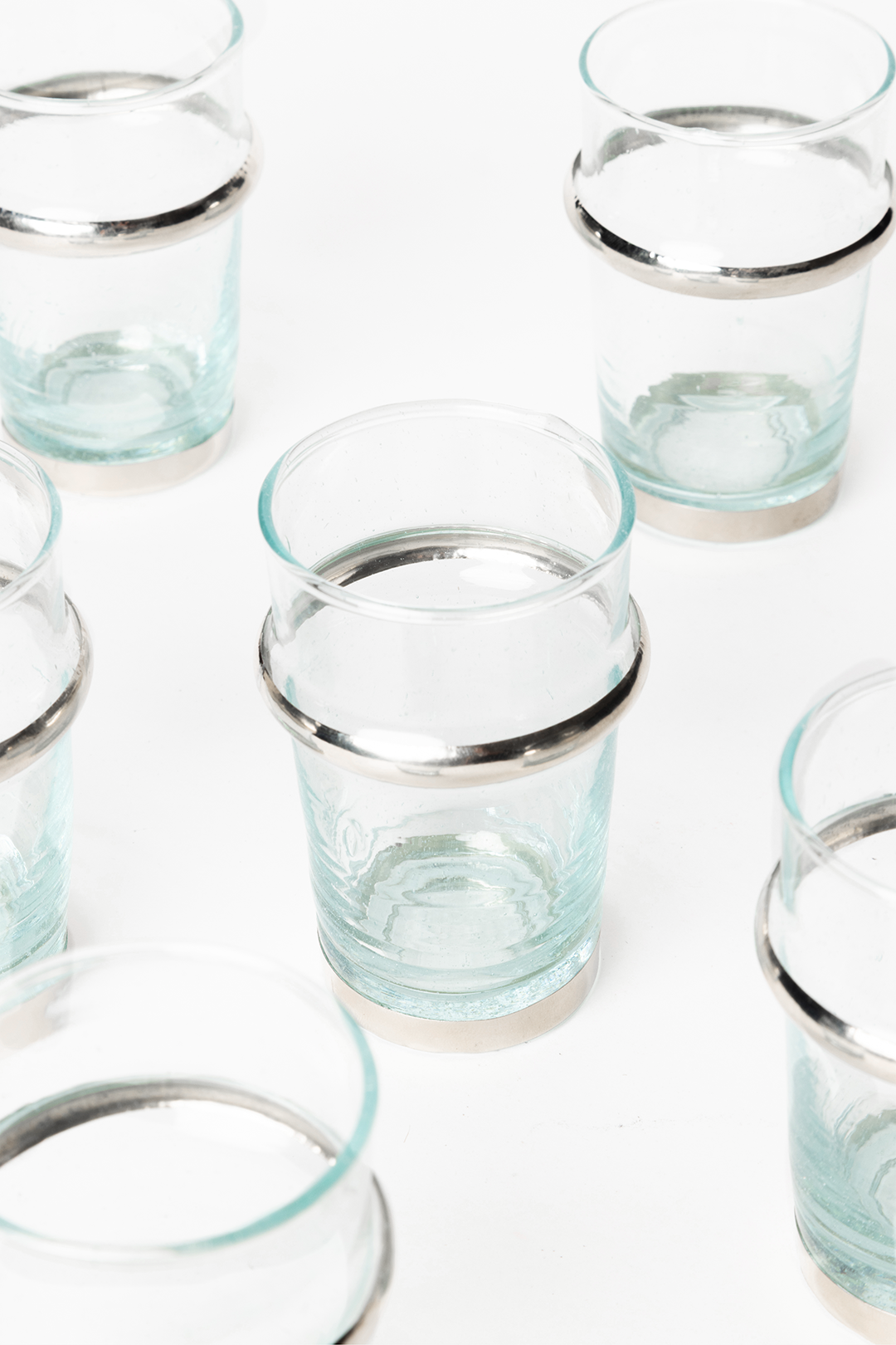 Set Beldi Luxe – 6 verres argentés