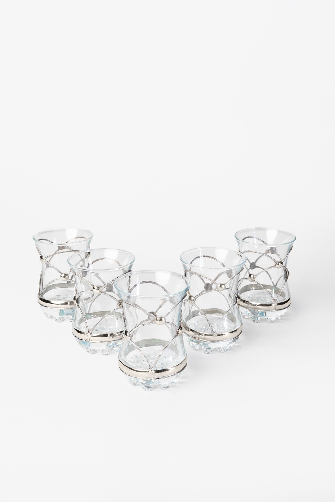 Set Mimouna – 6 verres traditionnels en argent