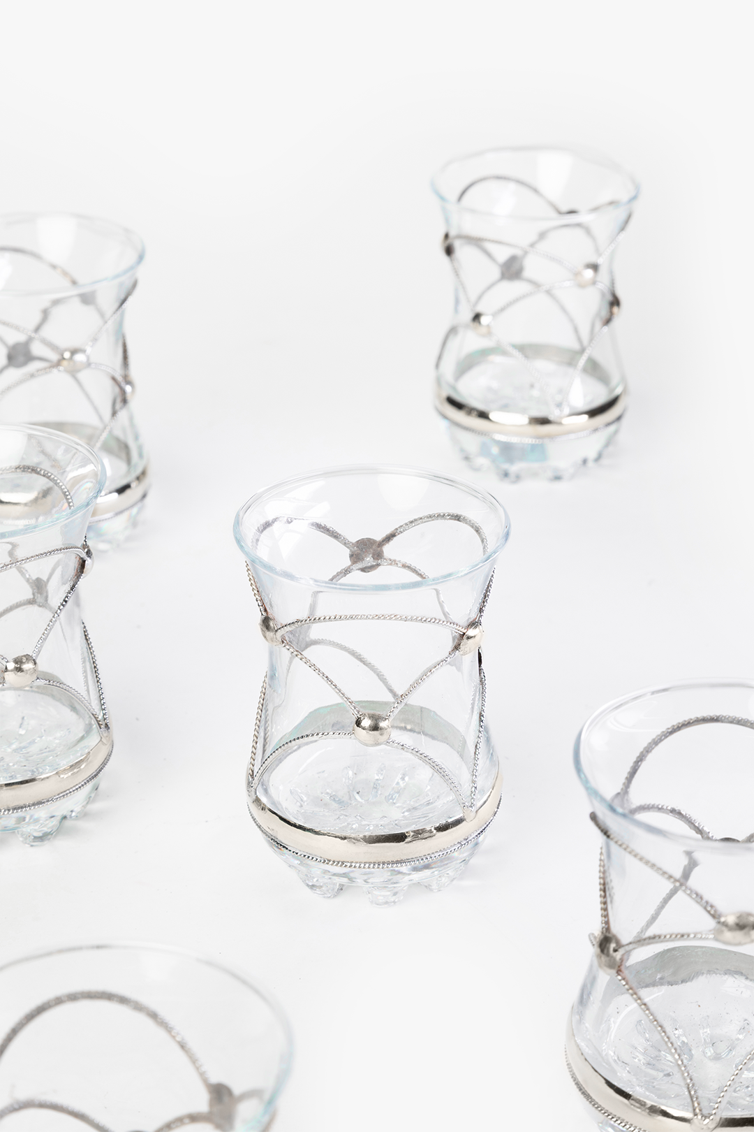 Set Mimouna – 6 verres traditionnels en argent