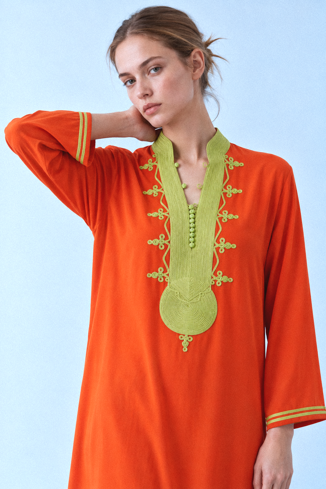 Saida – Caftan en Coton Marocain