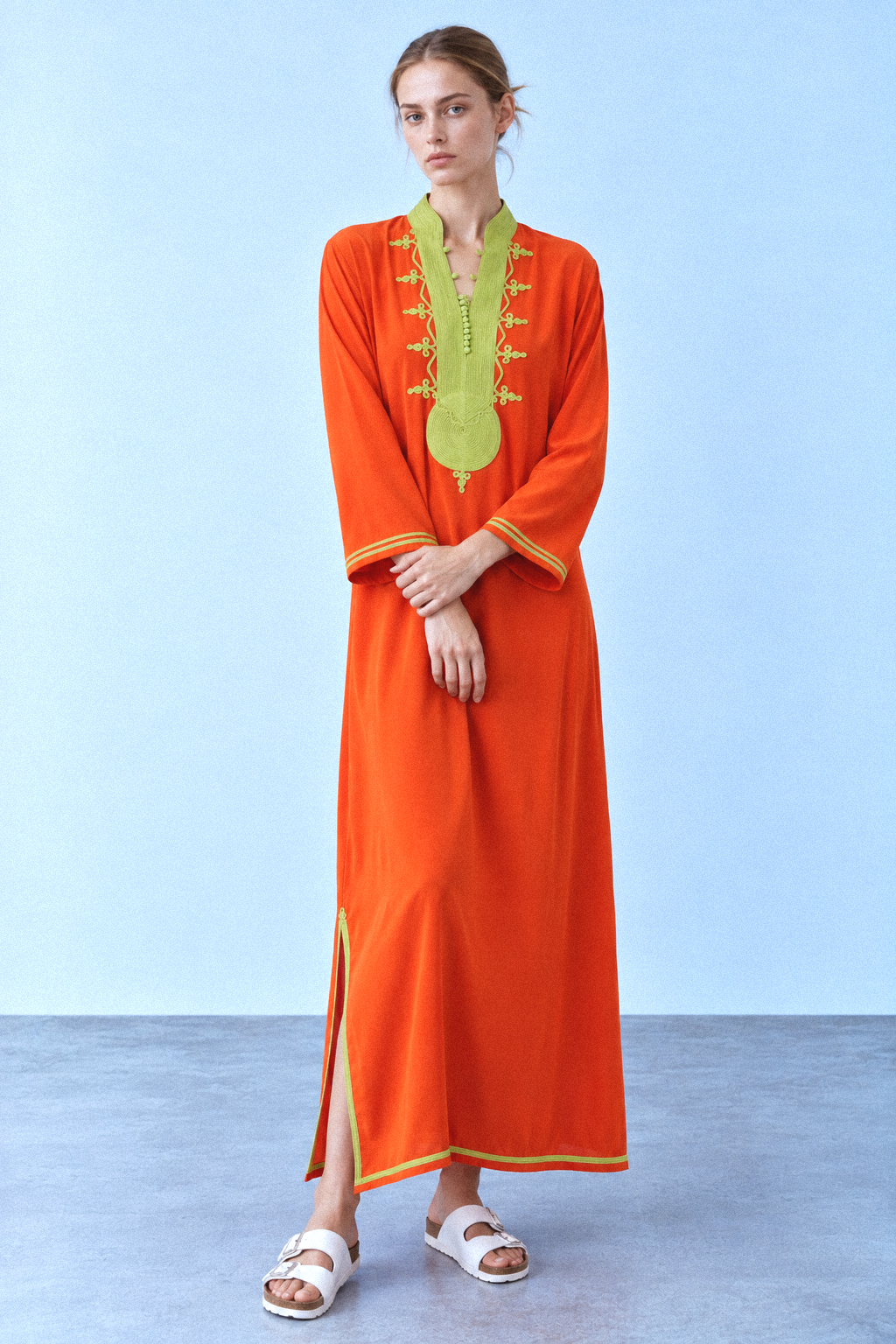 Saida – Caftan en Coton Marocain