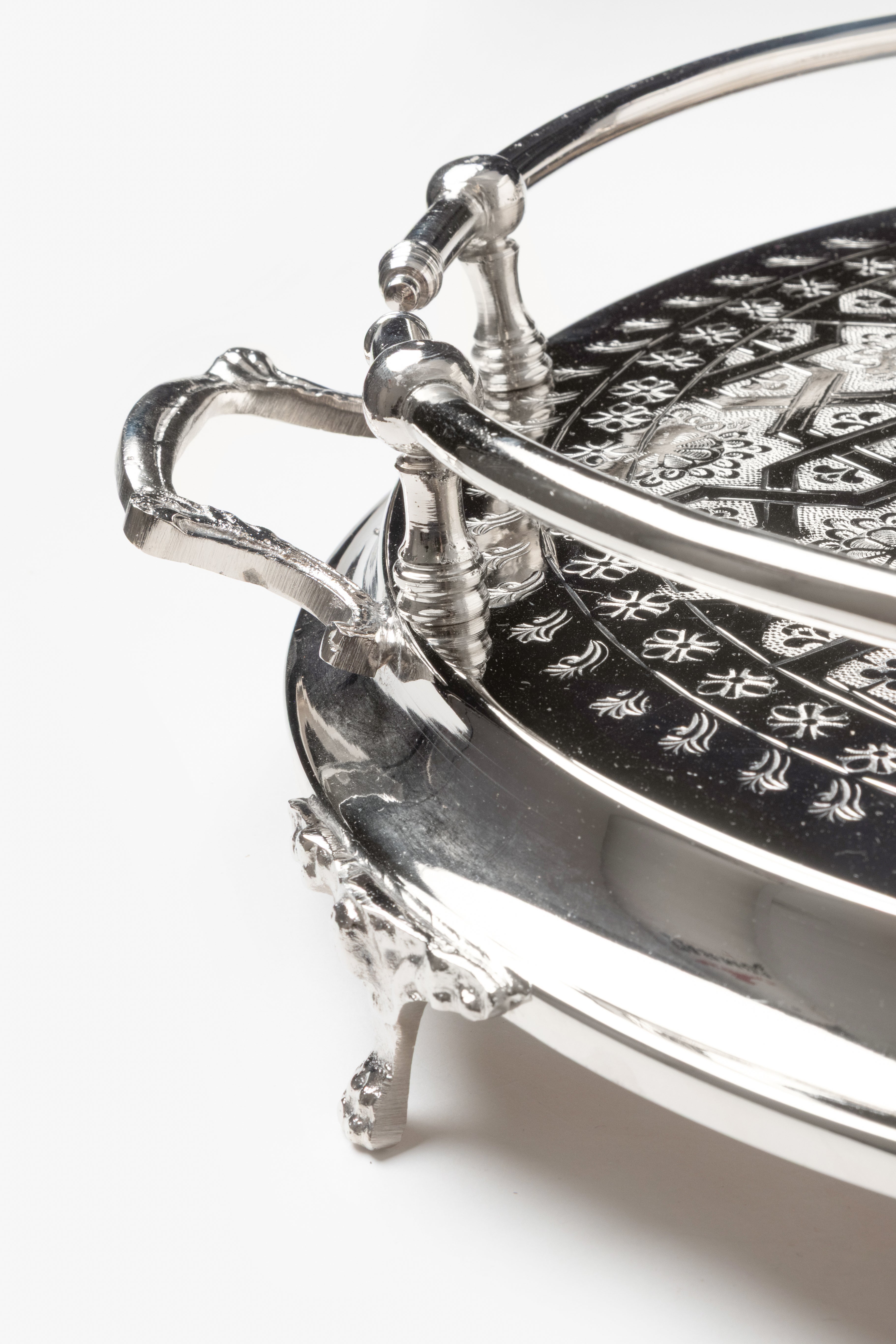 Sultana – Plateau marocain de luxe avec gravures traditionnelles