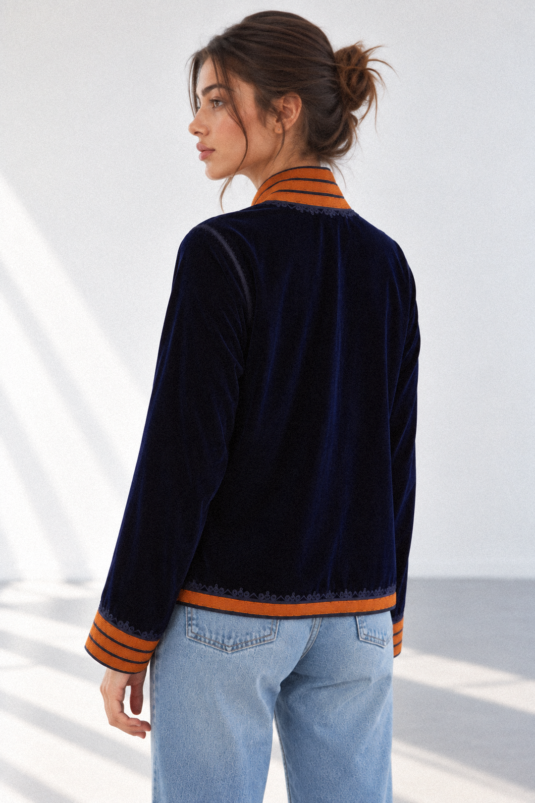 Toraya – Veste en velours marocain