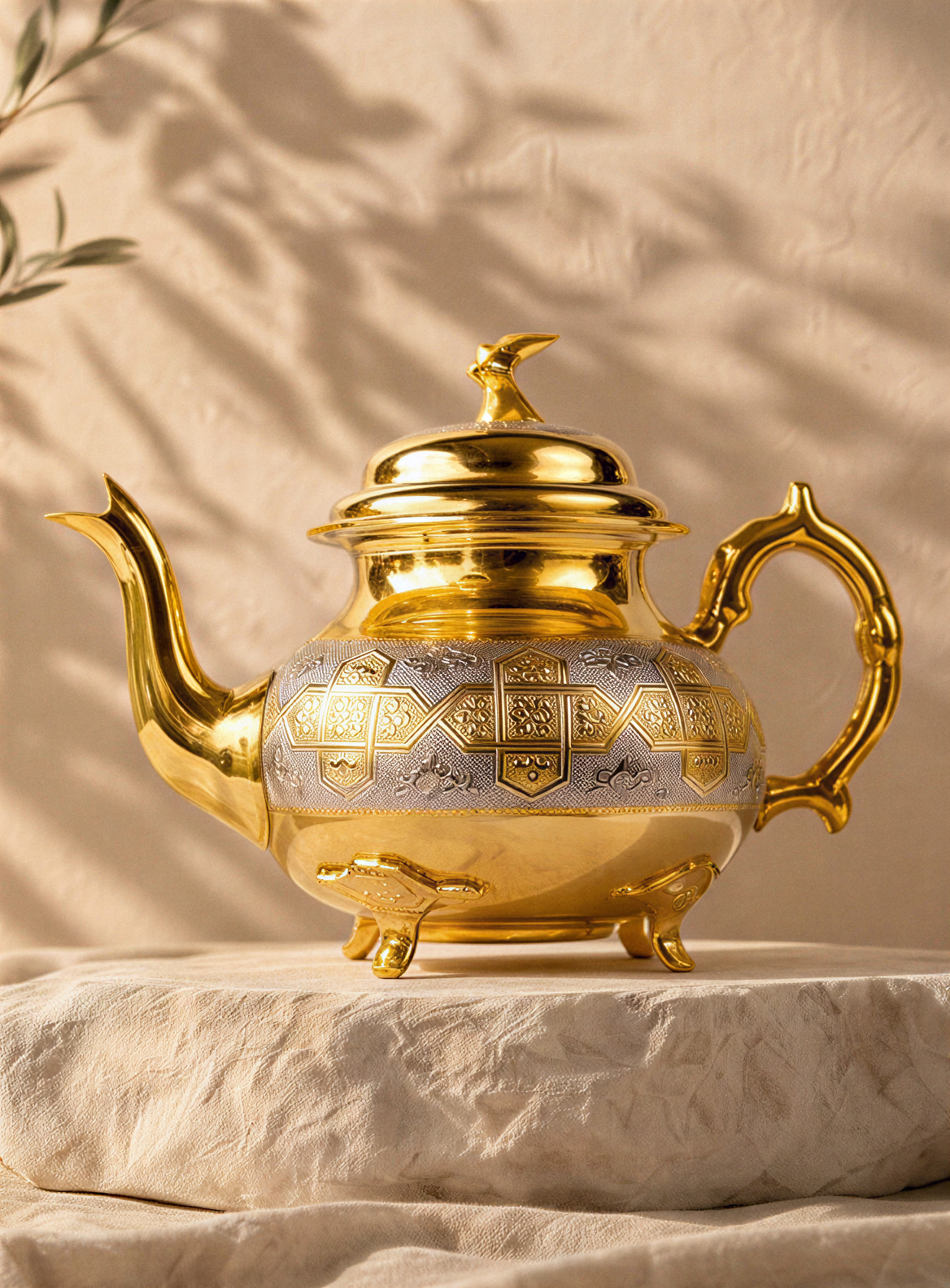 Sakr Deluxe – Théière Marocaine à Pieds