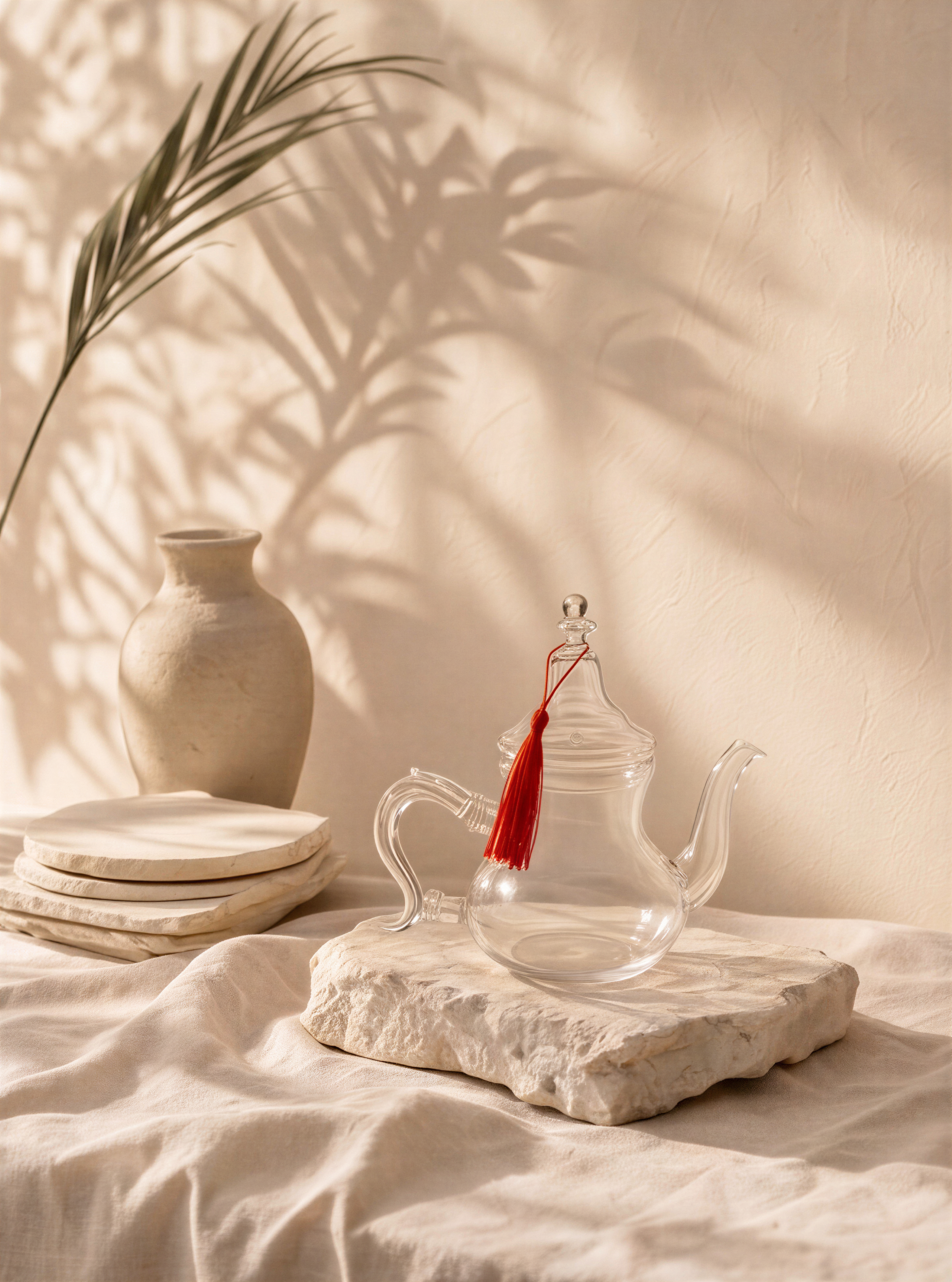 Salim – Théière Marocaine en Verre Transparent