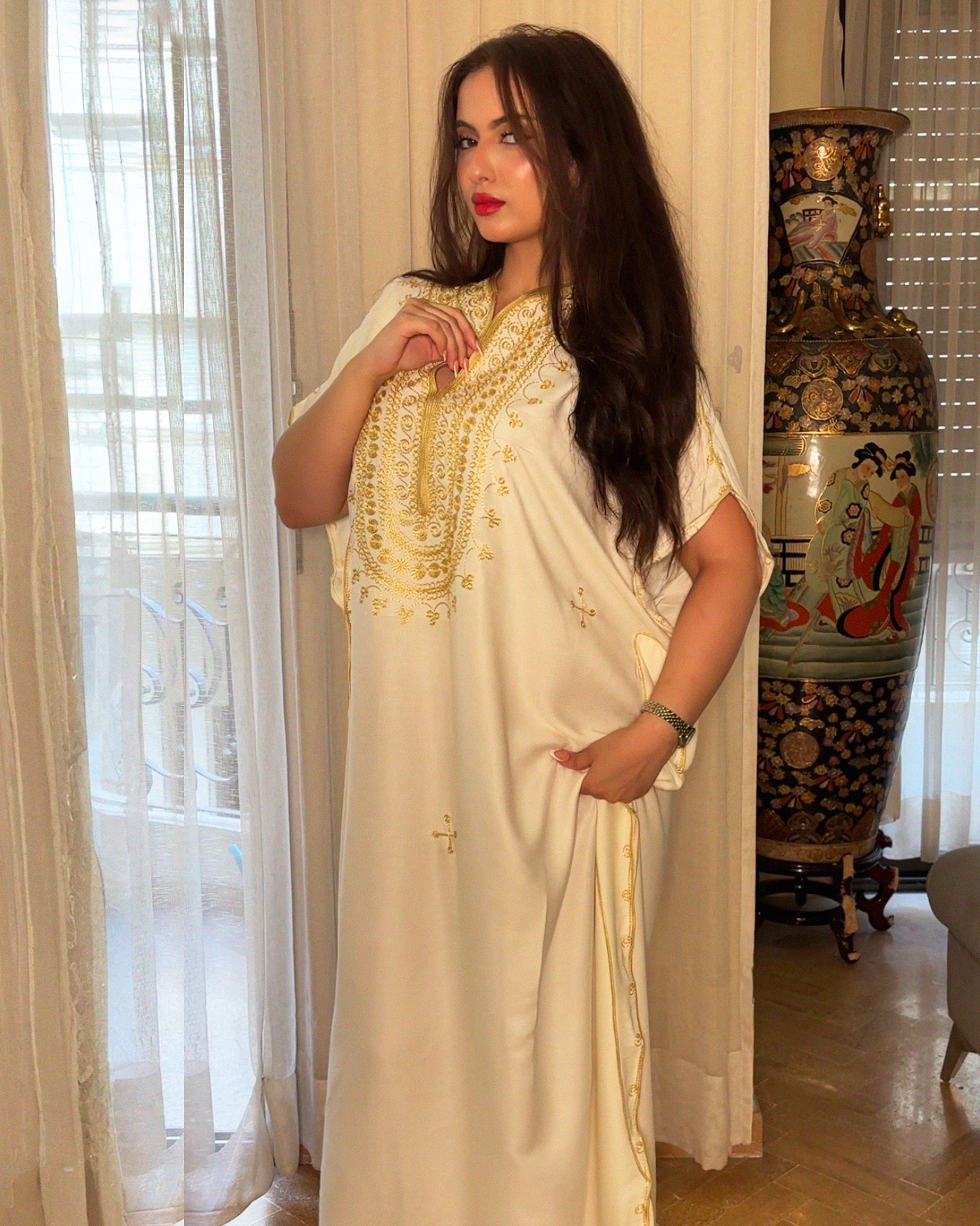 Hassna – Gandoura marocaine en coton