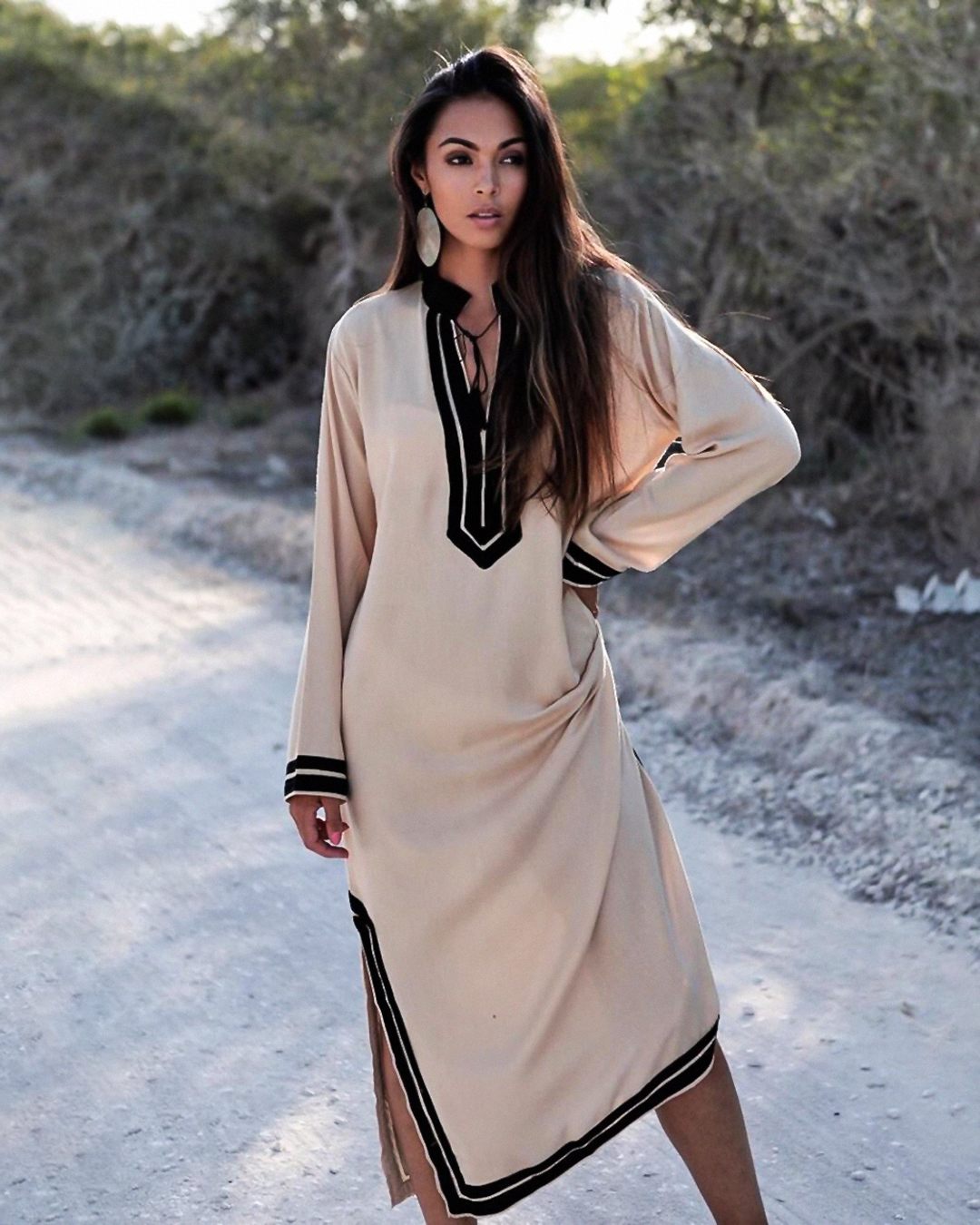 Dalia – Caftan en Coton marocaine