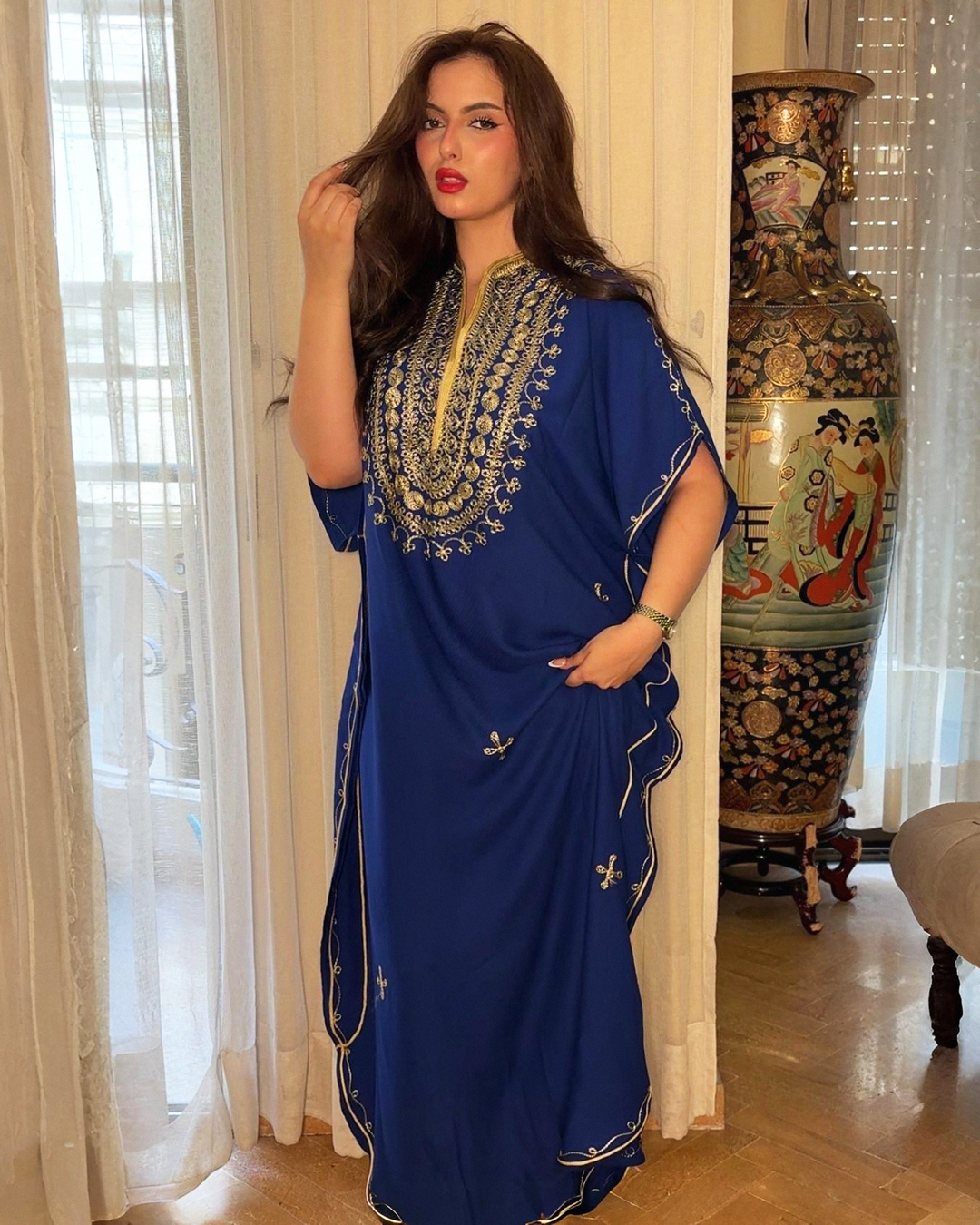 Hassna – Gandoura marocaine en coton