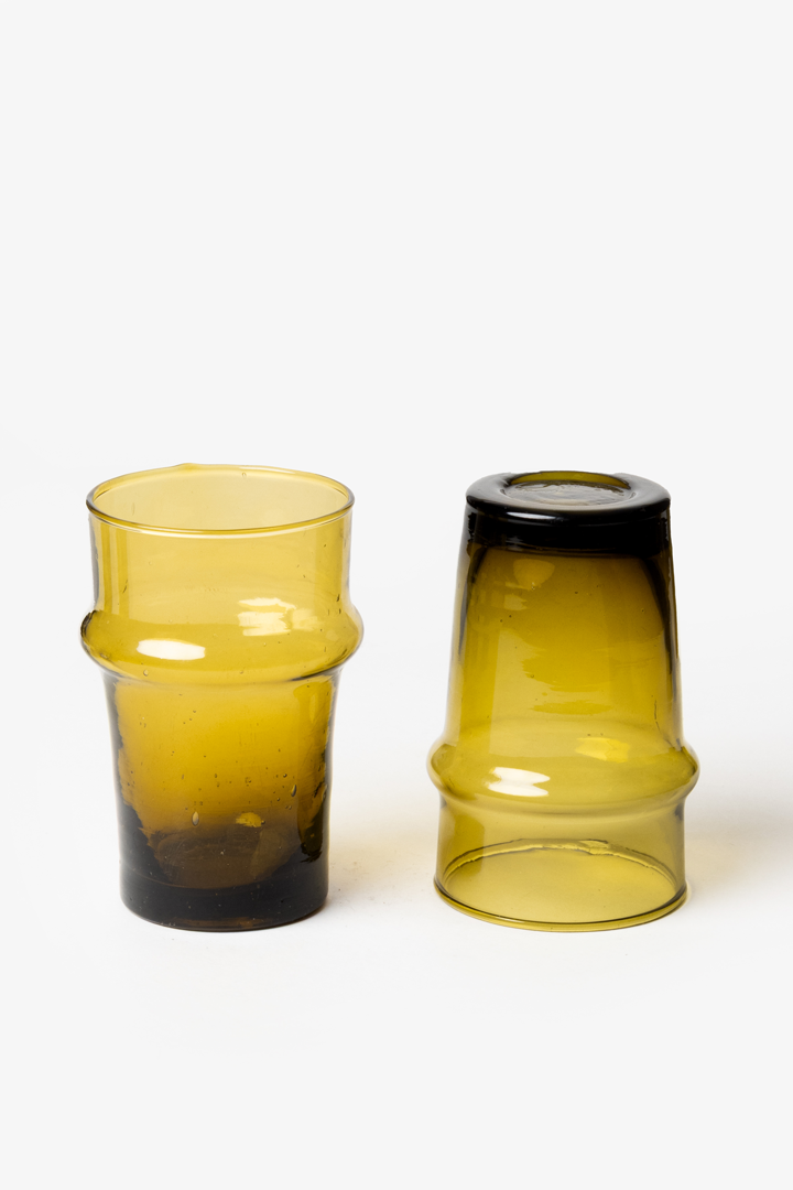 Set Beldi – 6 verres Ambre Coulant