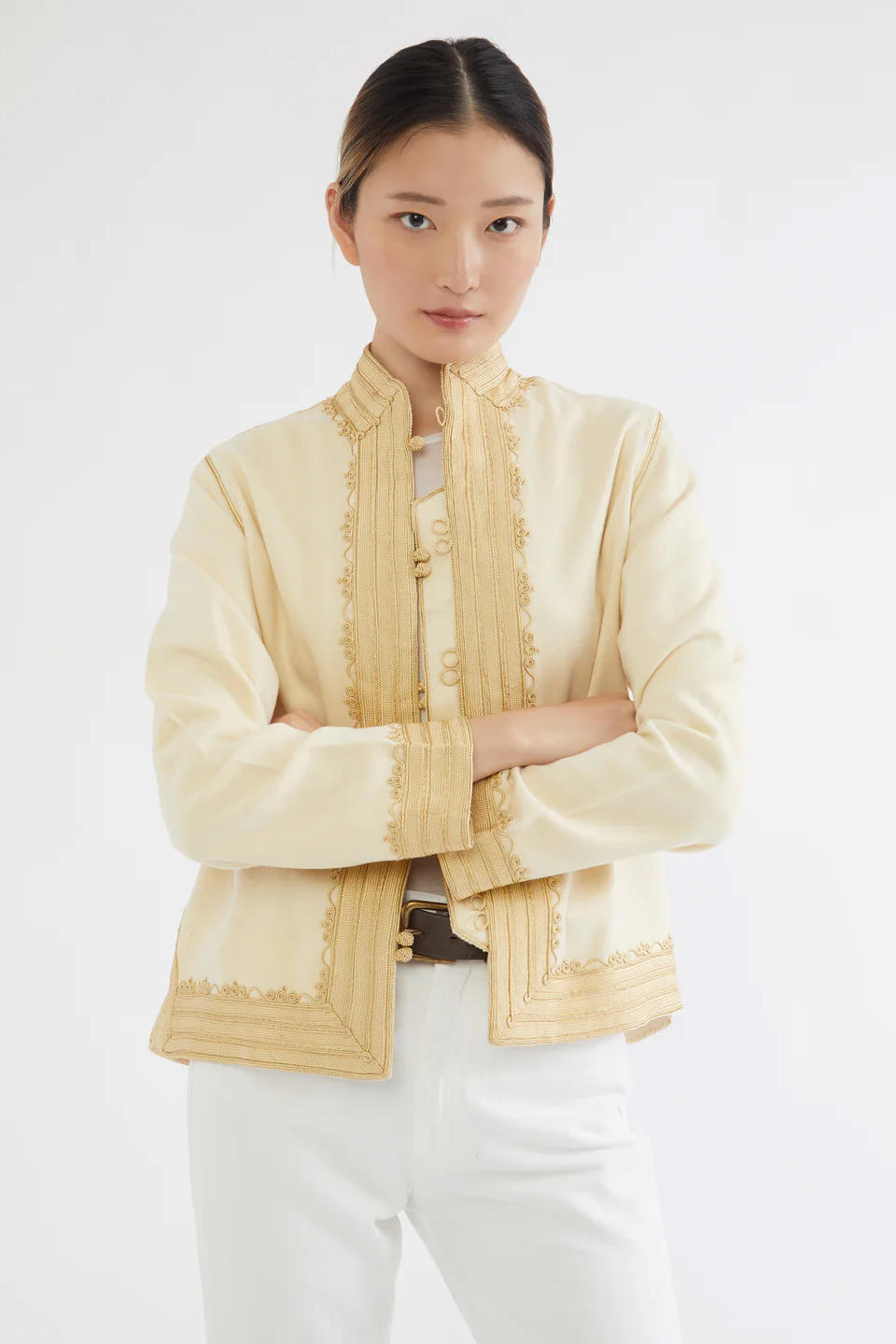 Lina – Veste en lin marocaine