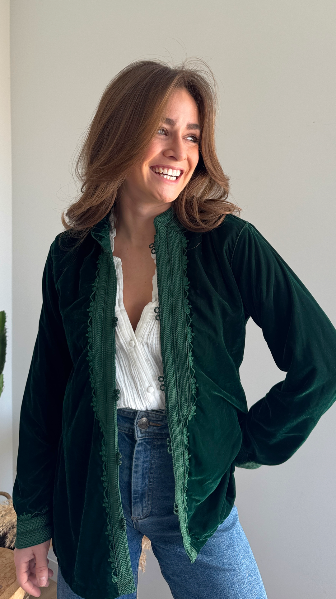 Nina – Moroccan Velvet Jacket