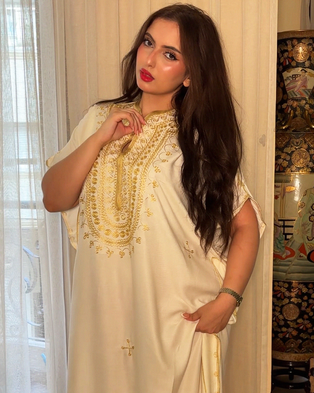 Hassna – Gandoura marocaine en coton