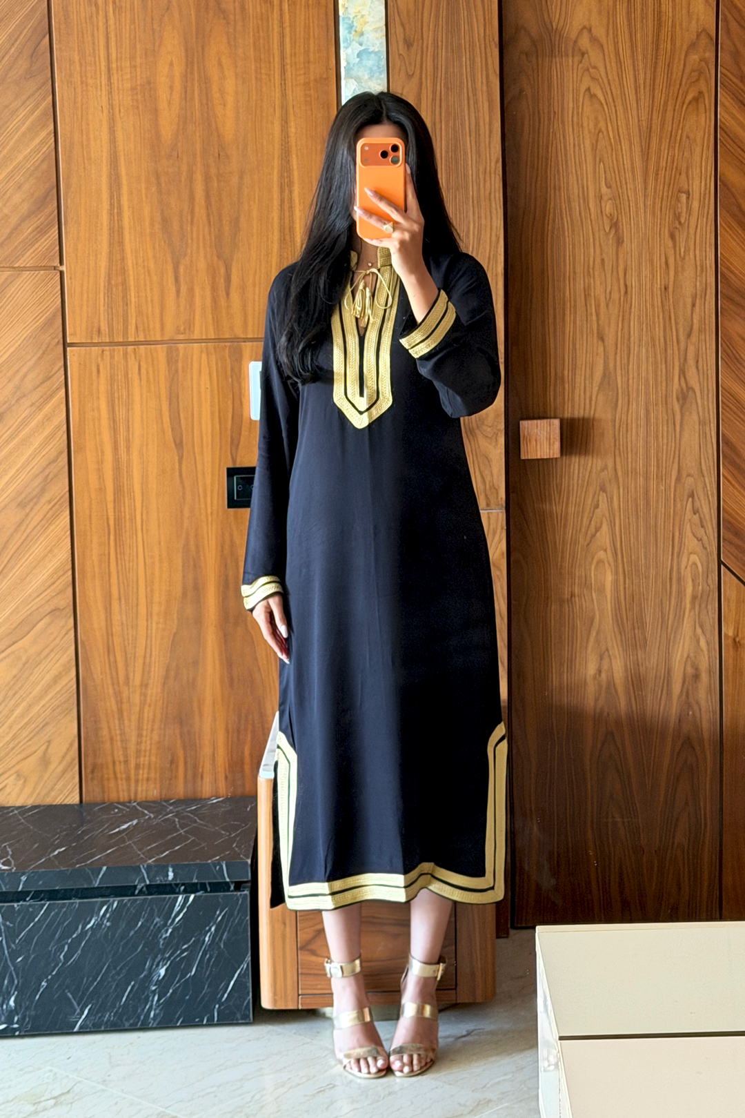 Dalia – Caftan en Coton marocaine