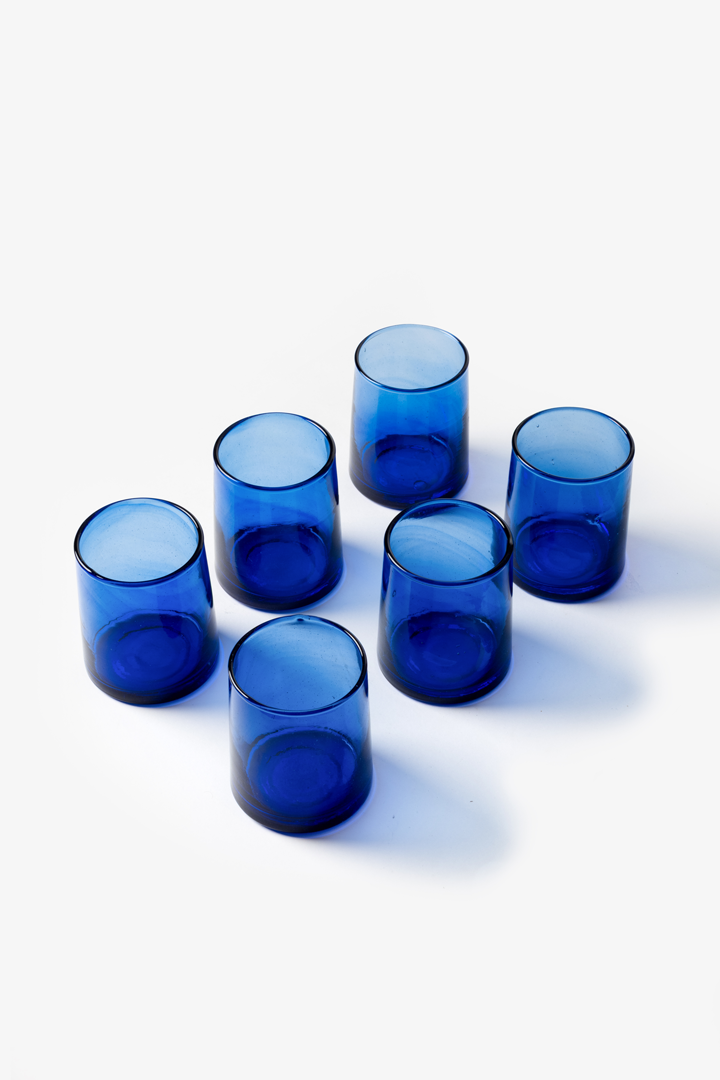 Set Talia – 6 verres bleu roi