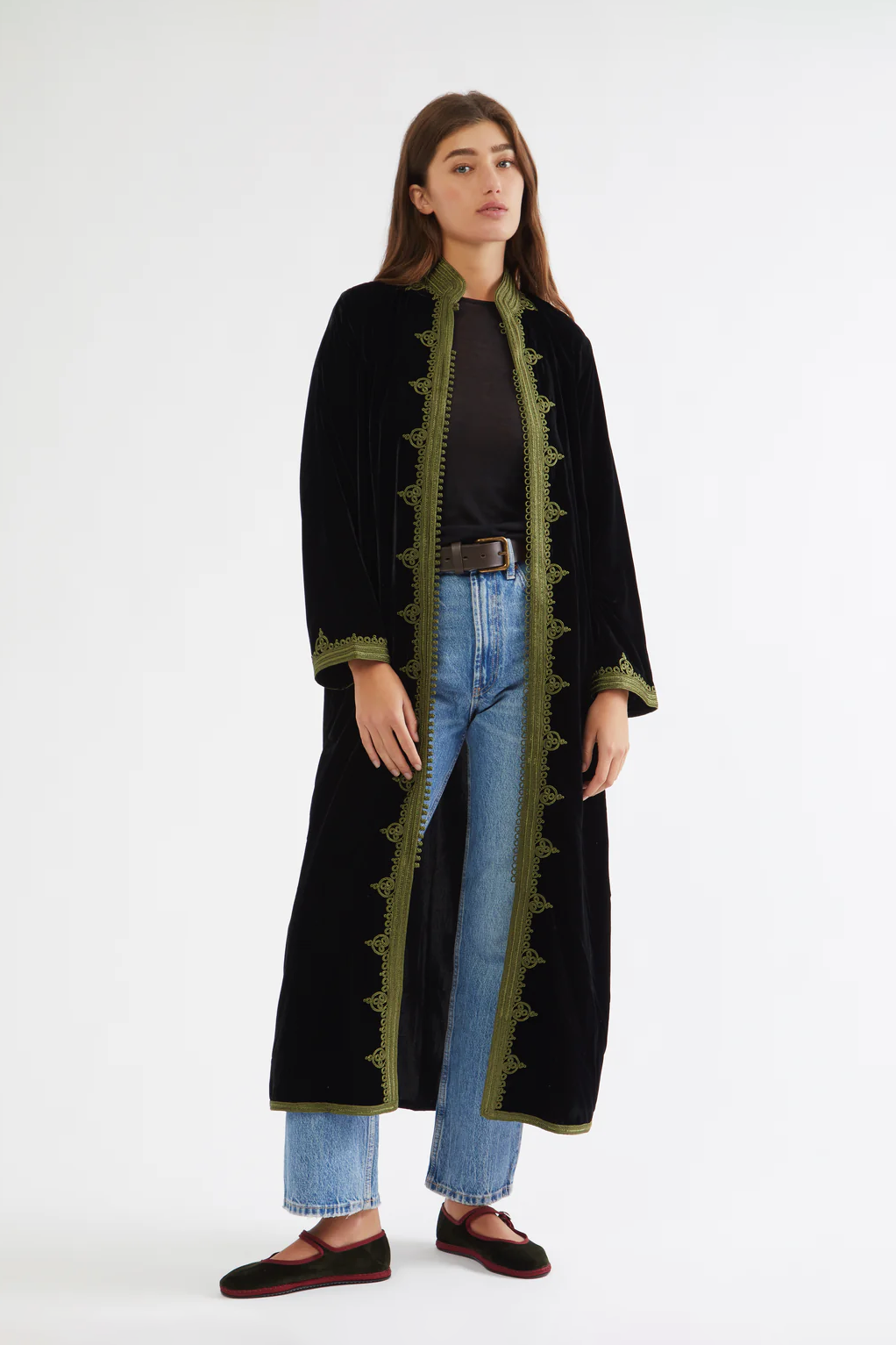 Leïla – Moroccan Velvet Coat