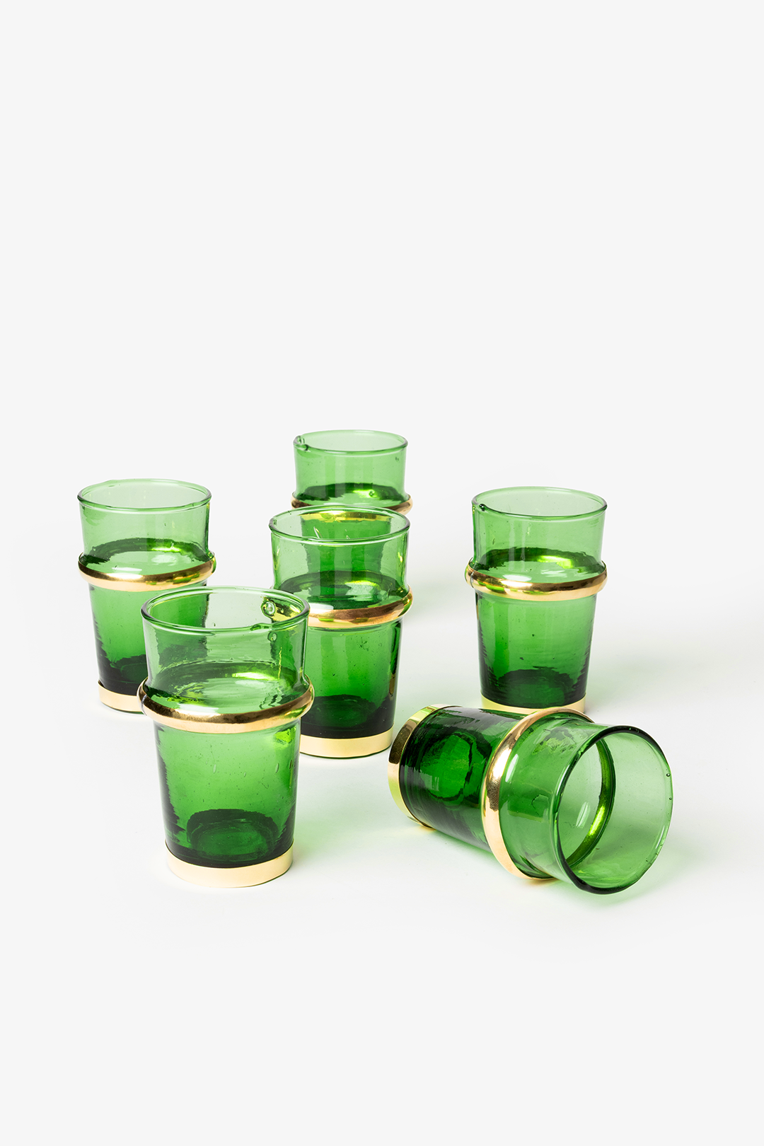 Beldi Deluxe – 6 verres marocains émeraude