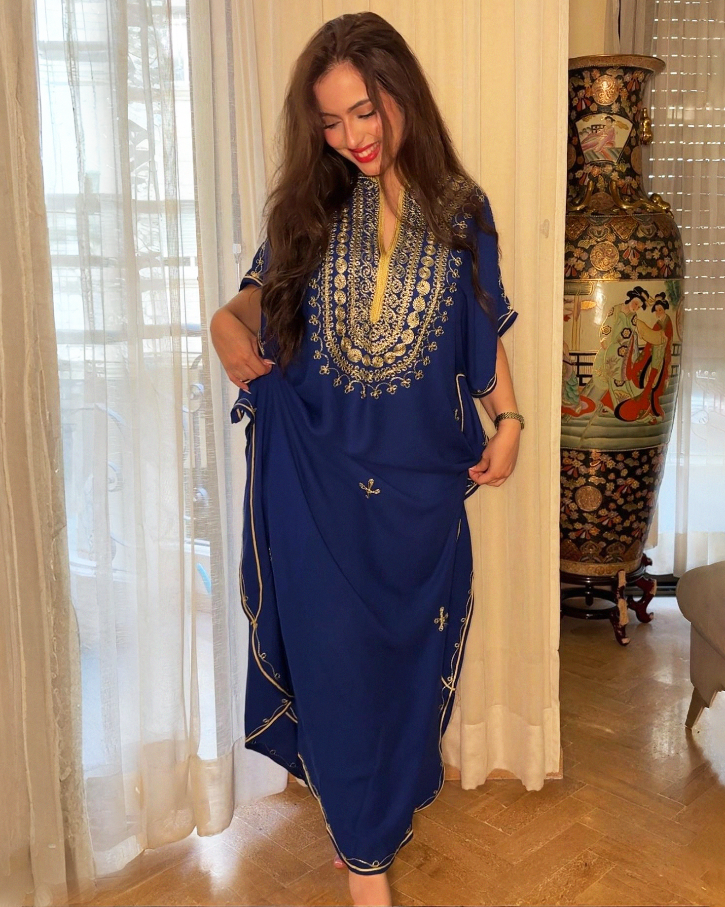 Hassna – Gandoura marocaine en coton
