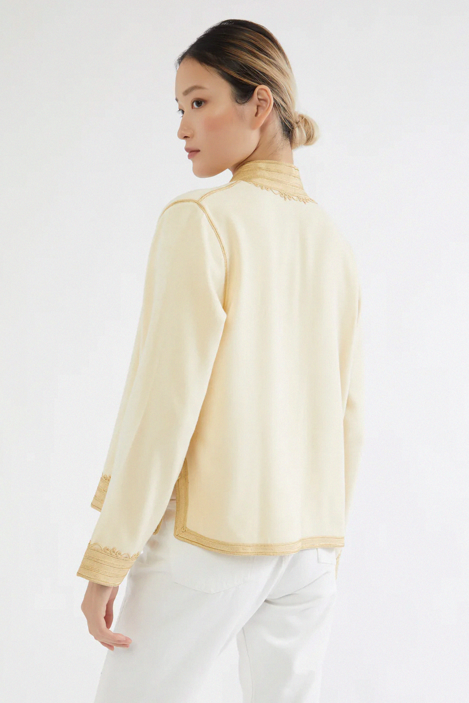 Lina – Veste en lin marocaine