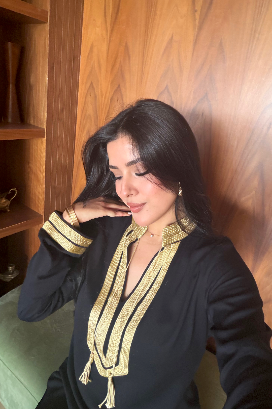 Dalia – Caftan en Coton marocaine