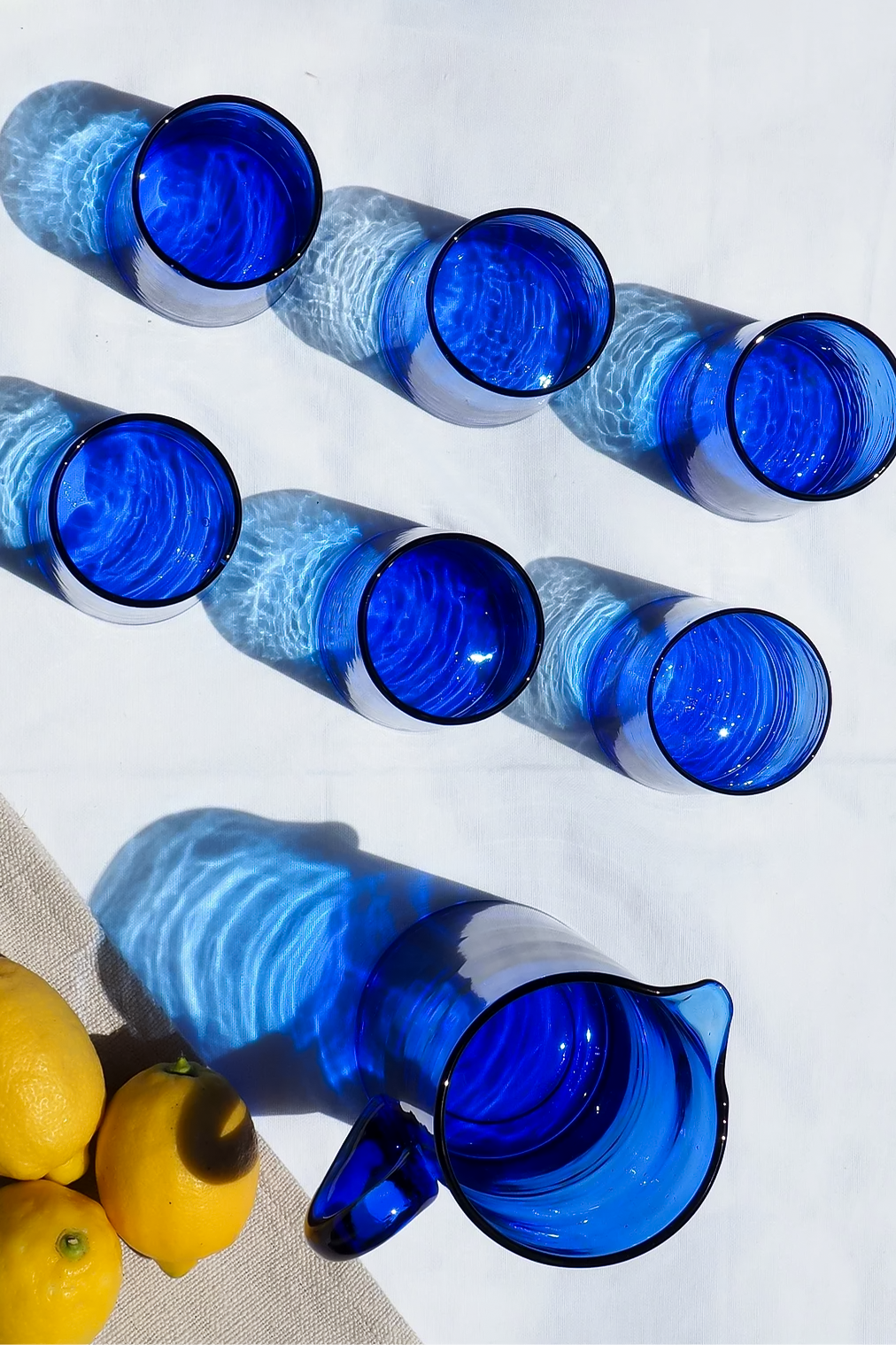 Set Talia – 6 verres bleu roi