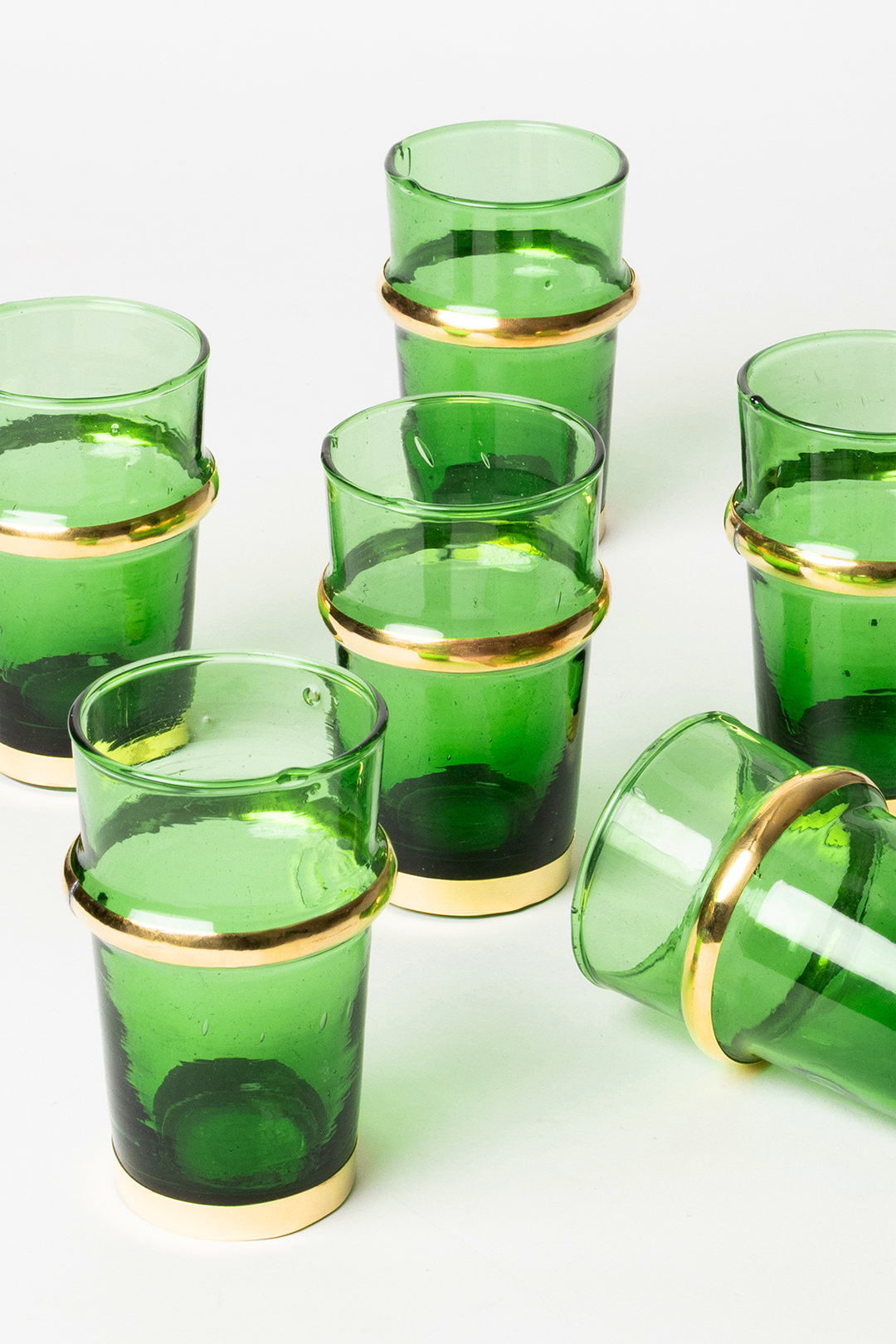 Beldi Deluxe – 6 verres marocains émeraude