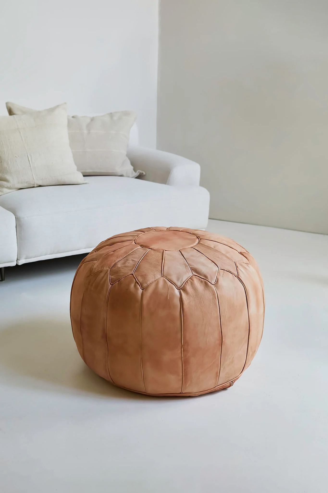 Pouf Marocain Deluxe en Cuir