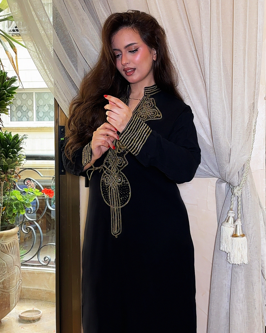Nafissa – Caftan Perles Marocaines