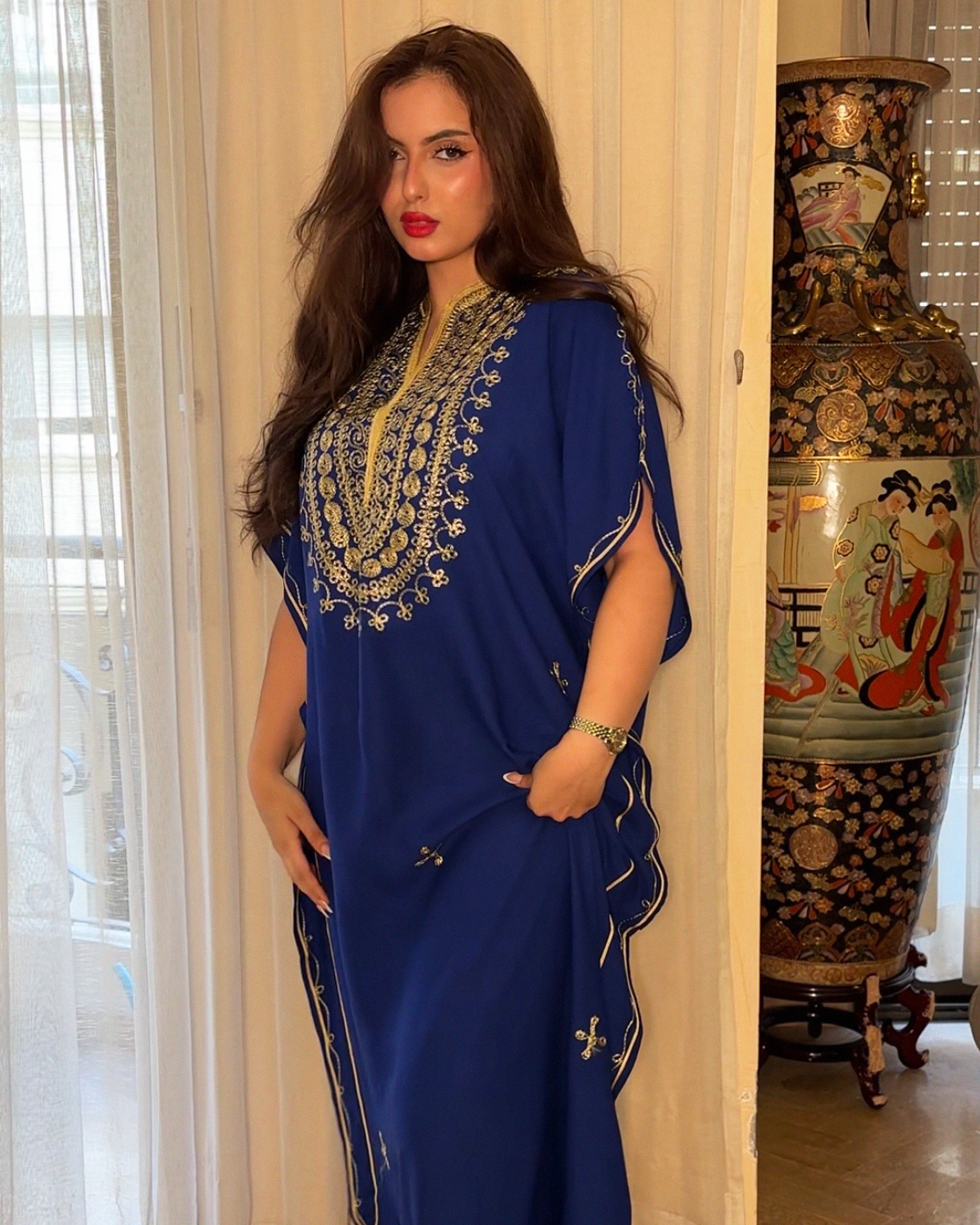Hassna – Gandoura marocaine en coton