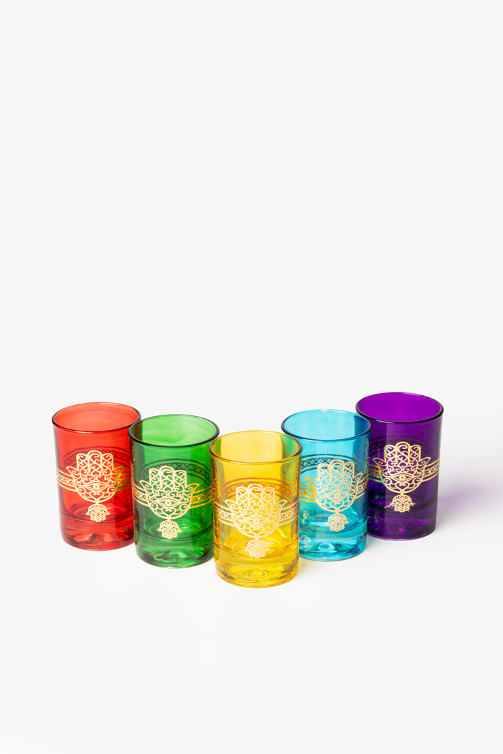 Set Fatima – 6 verres multicolores