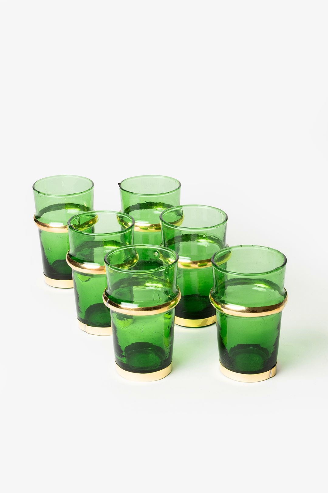 Beldi Deluxe – 6 verres marocains émeraude