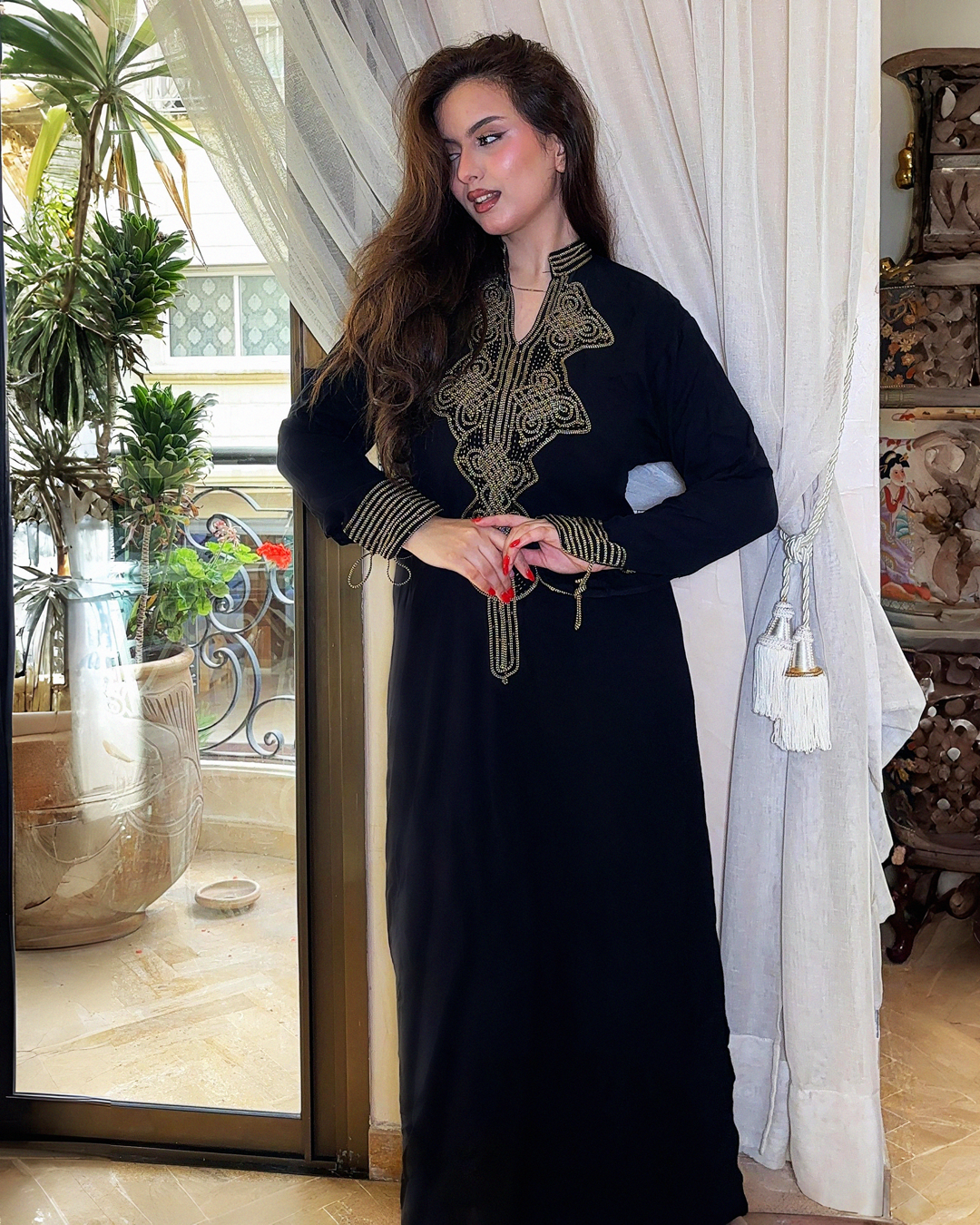 Nafissa – Caftan Perles Marocaines