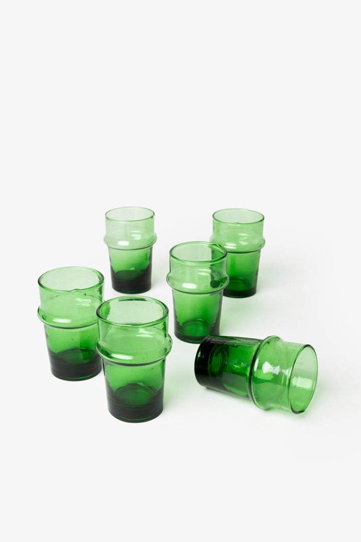 Set Beldi – 6 verres Vert Héritage