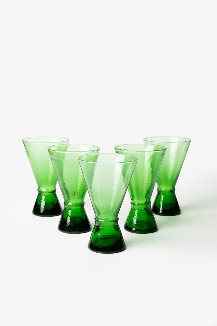 Set Yasmine – 6 verres Green Oasis