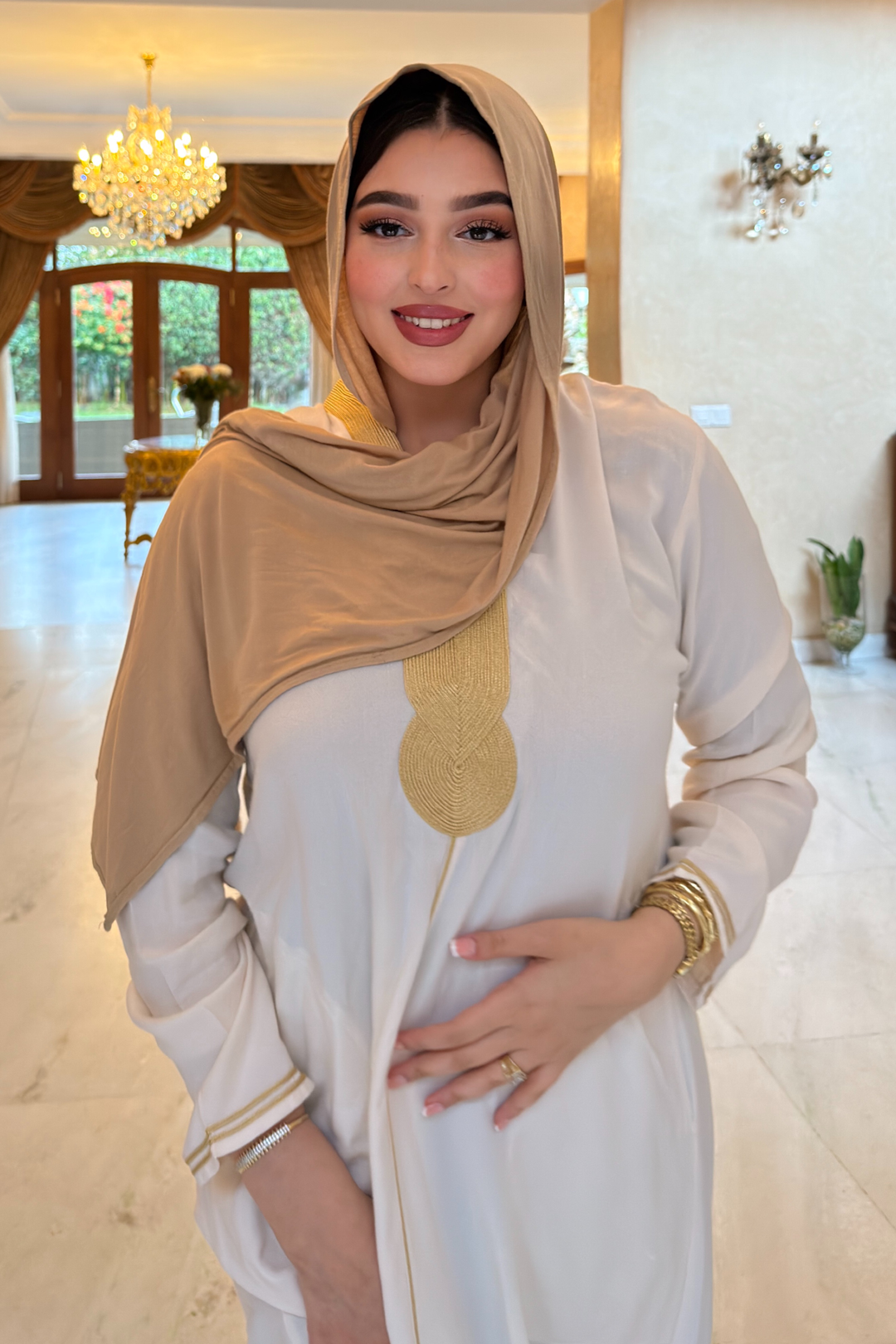 Zahra – Caftan en Coton Marocain